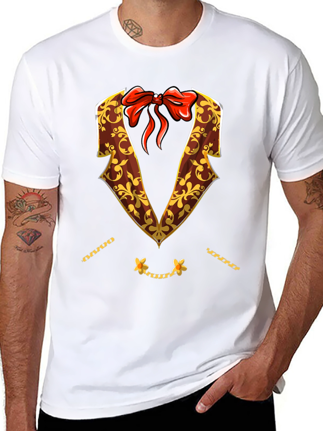 Mariachi Suit T-Shirt - Festive Costume Design