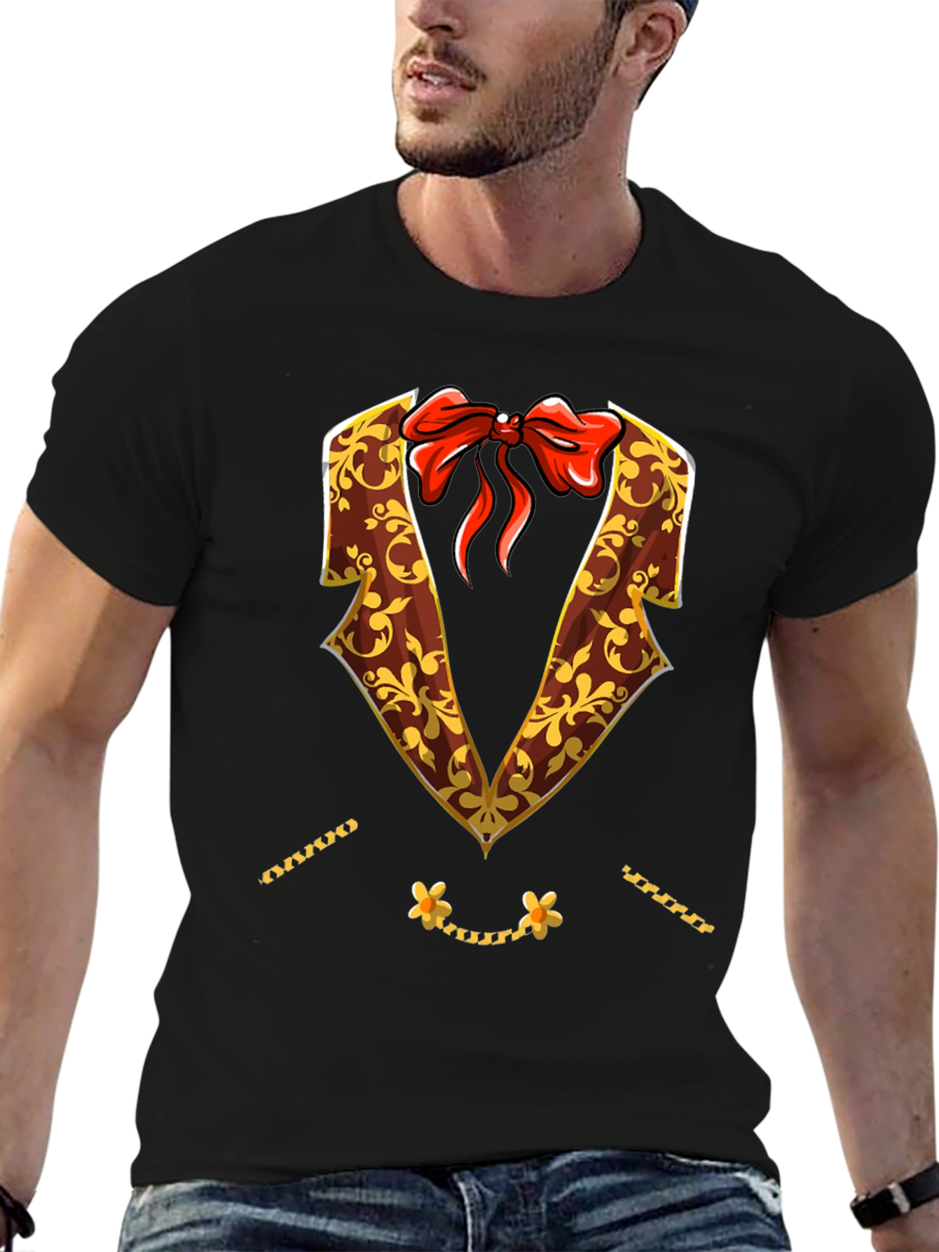 Mariachi Suit T-Shirt - Festive Costume Design
