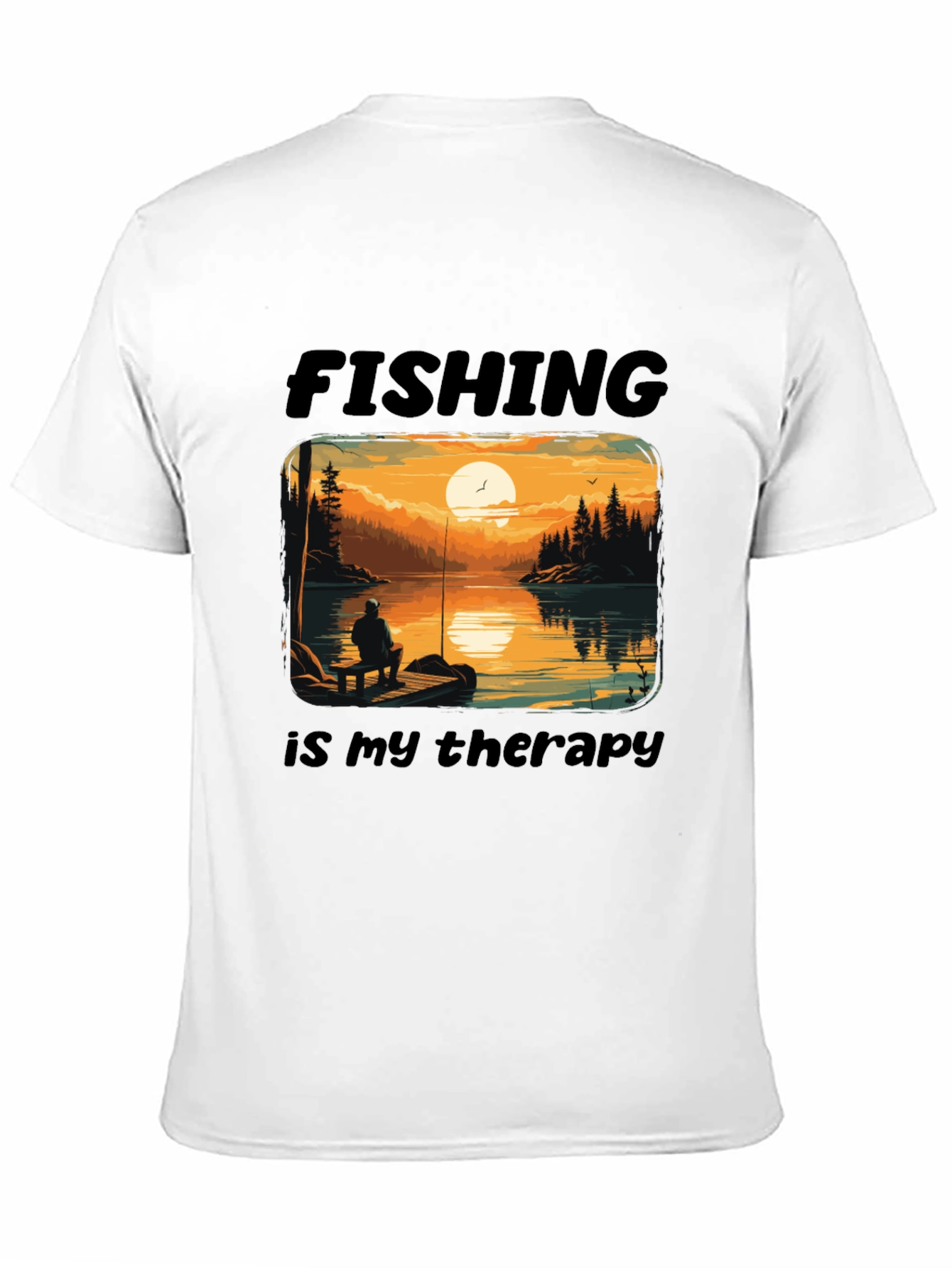 Fishing is my Therapy Graphic T-Shirt