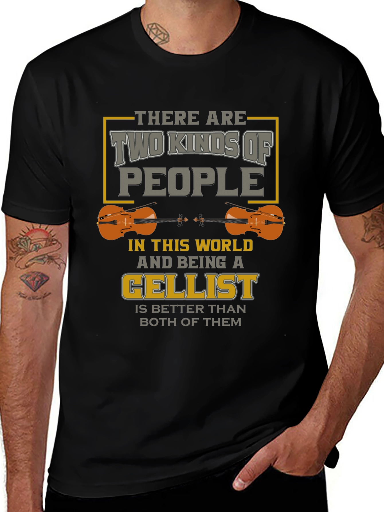 Cellist T-Shirt: Two Kinds of People