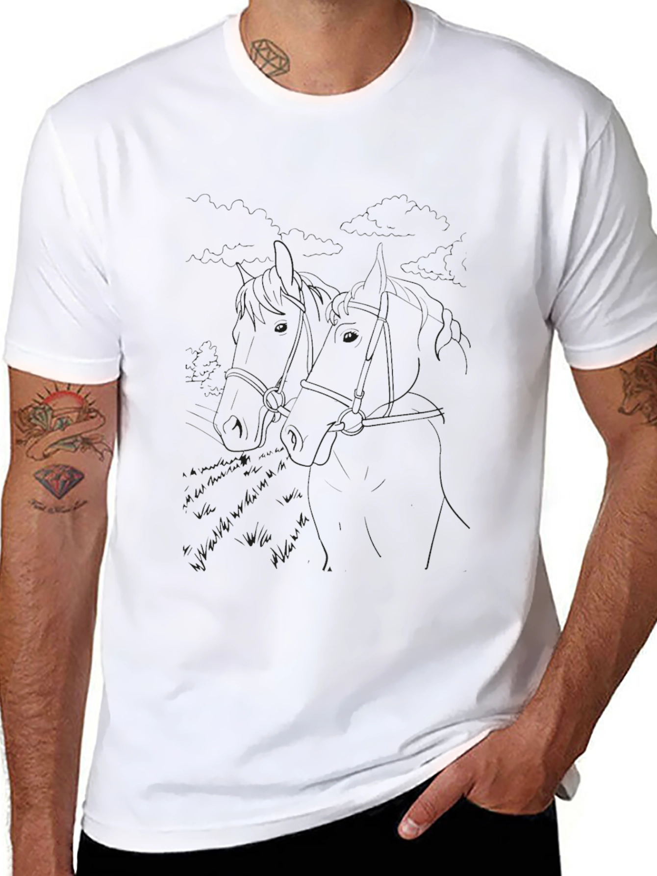 Plain Black Short Sleeve T-Shirt
