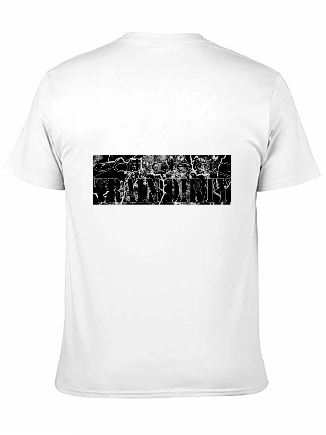 Eat Clean Train Dirty Black T-Shirt