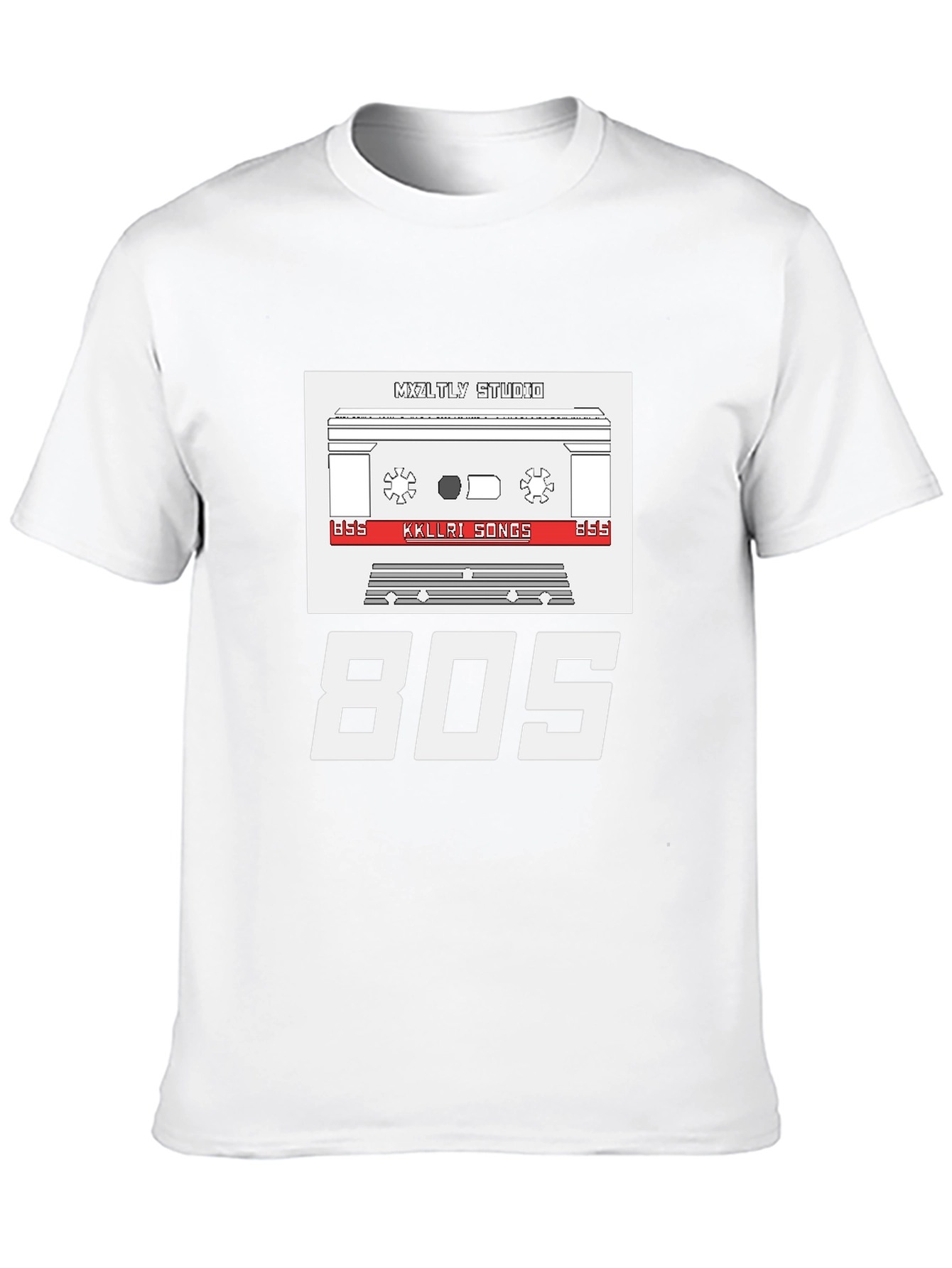 Retro 80s Cassette Tape Graphic T-Shirt