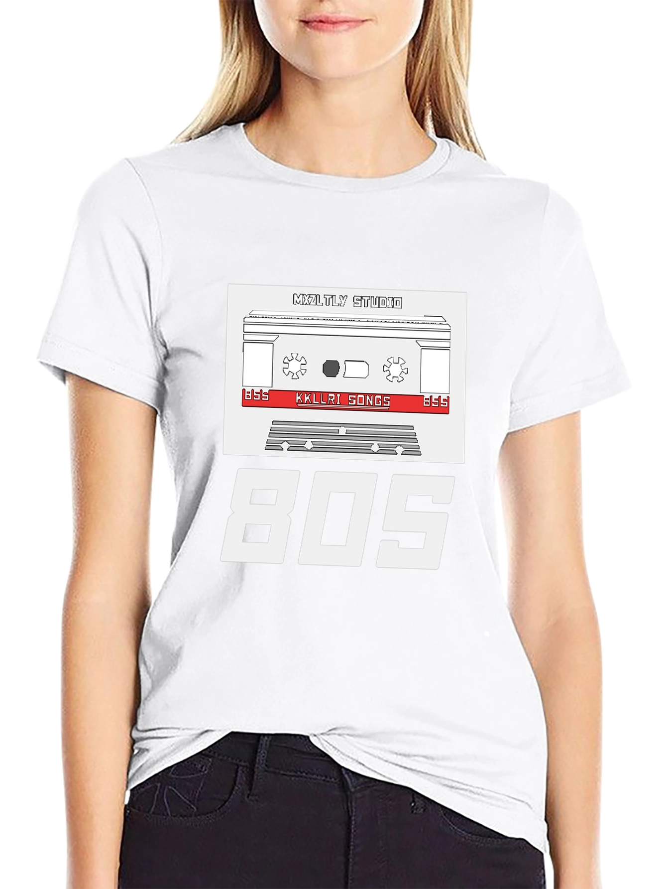 Retro 80s Cassette Tape Graphic T-Shirt
