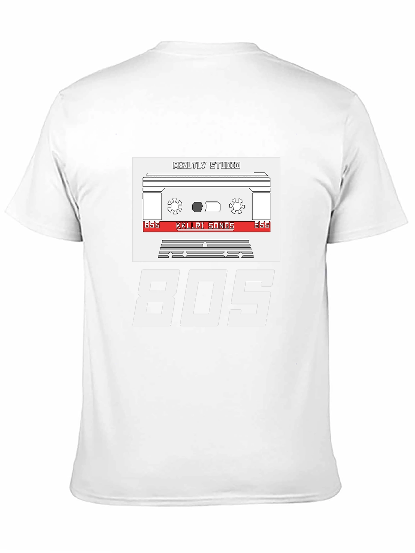 Retro 80s Cassette Tape Graphic T-Shirt