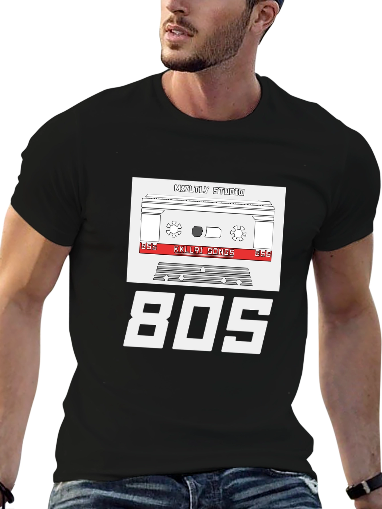 Retro 80s Cassette Tape Graphic T-Shirt