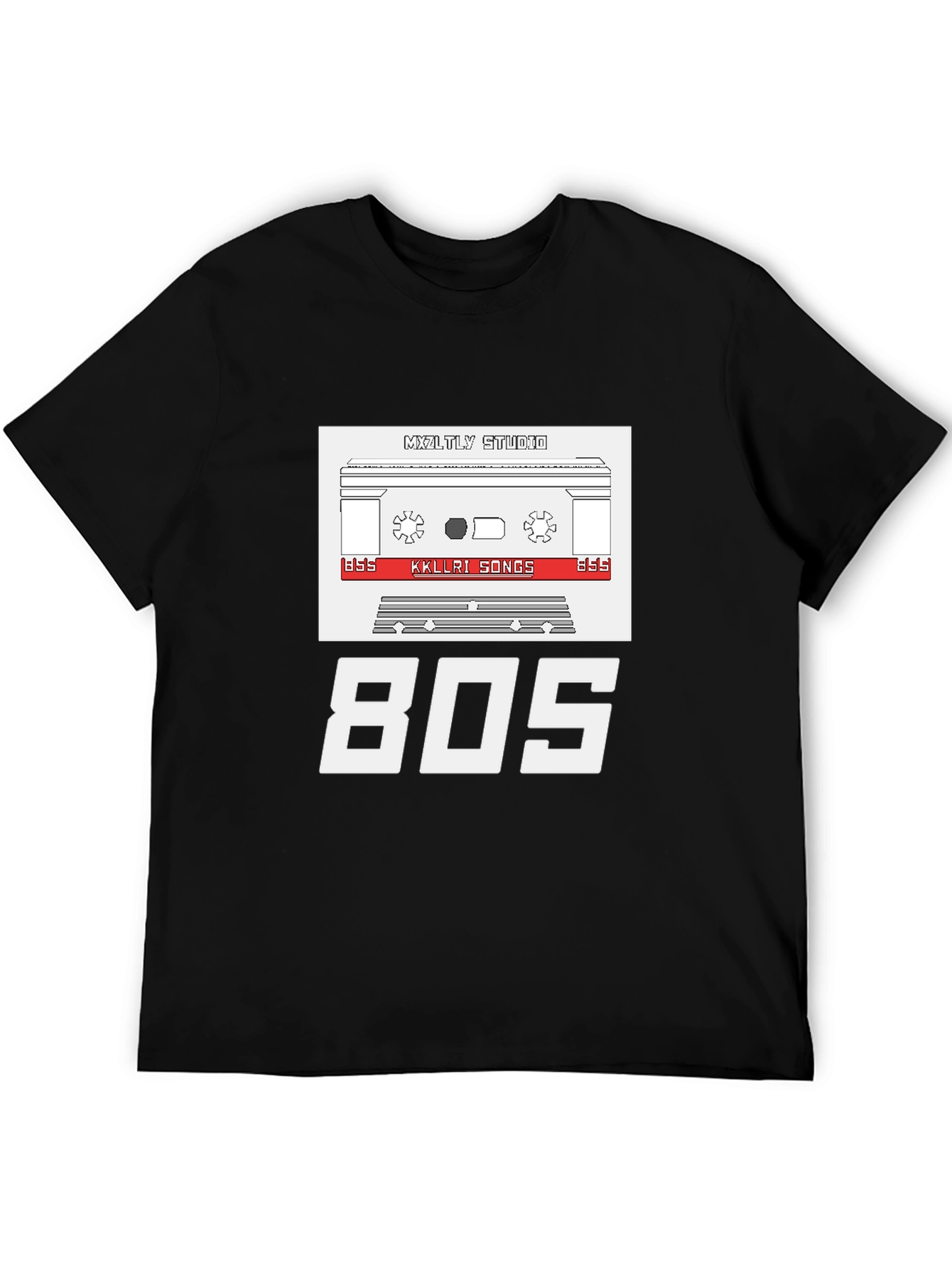 Retro 80s Cassette Tape Graphic T-Shirt