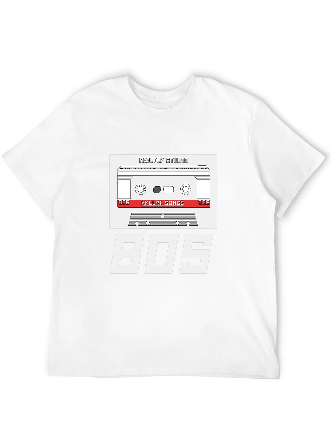 Retro 80s Cassette Tape Graphic T-Shirt
