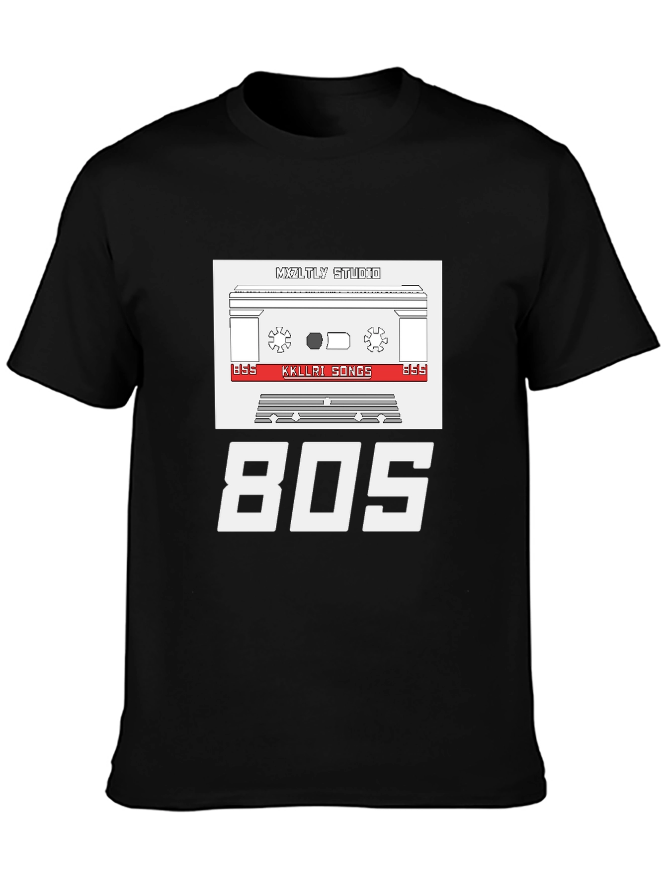 Retro 80s Cassette Tape Graphic T-Shirt