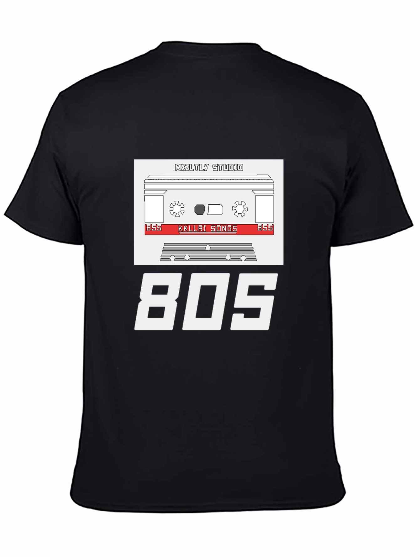 Retro 80s Cassette Tape Graphic T-Shirt