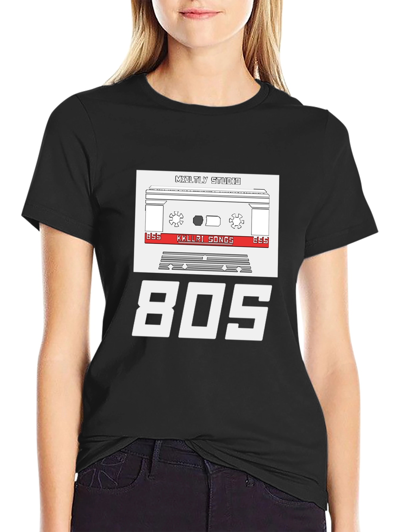 Retro 80s Cassette Tape Graphic T-Shirt