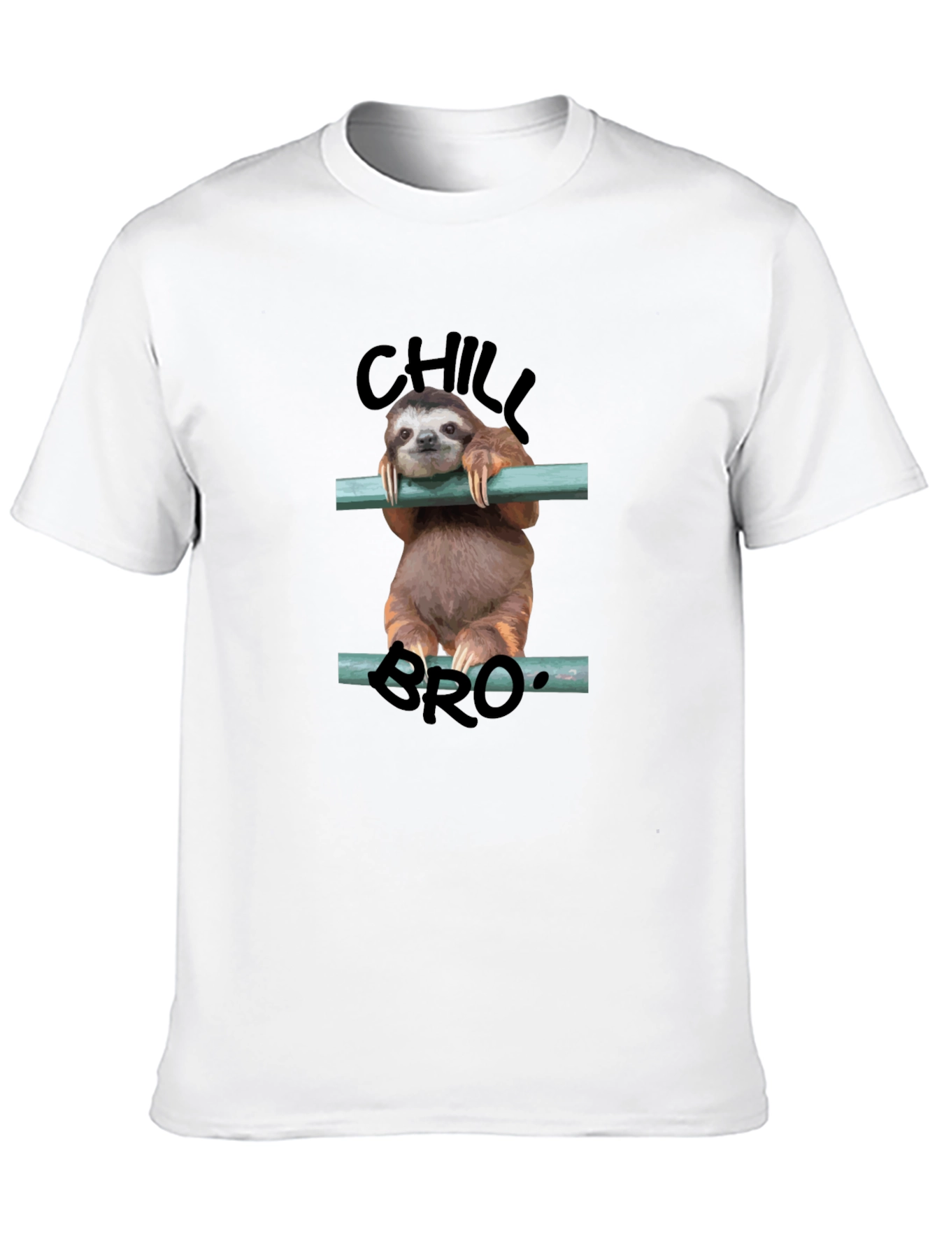 Chill Bro Sloth Graphic Tee - Relaxed Fit