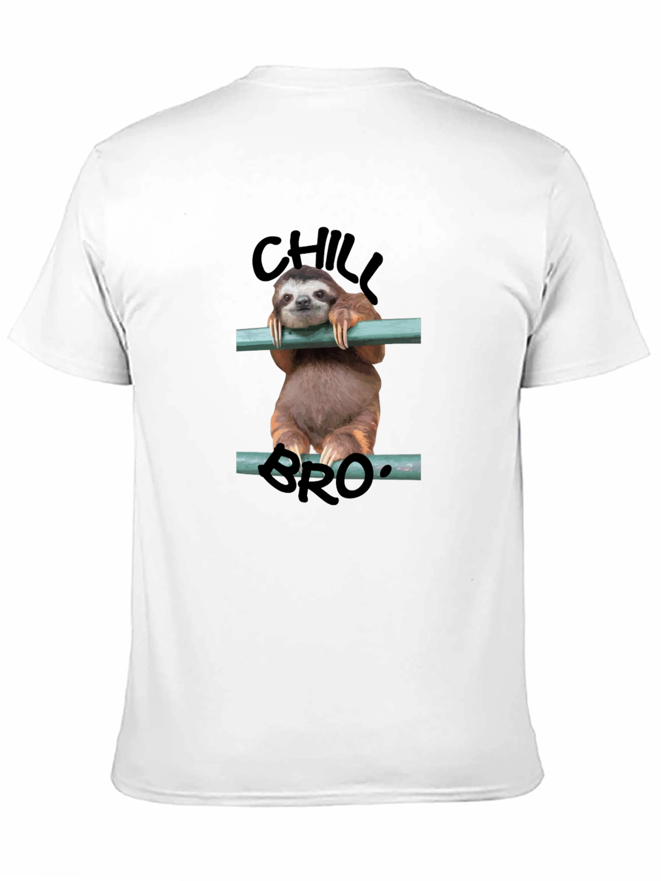 Chill Bro Sloth Graphic Tee - Relaxed Fit