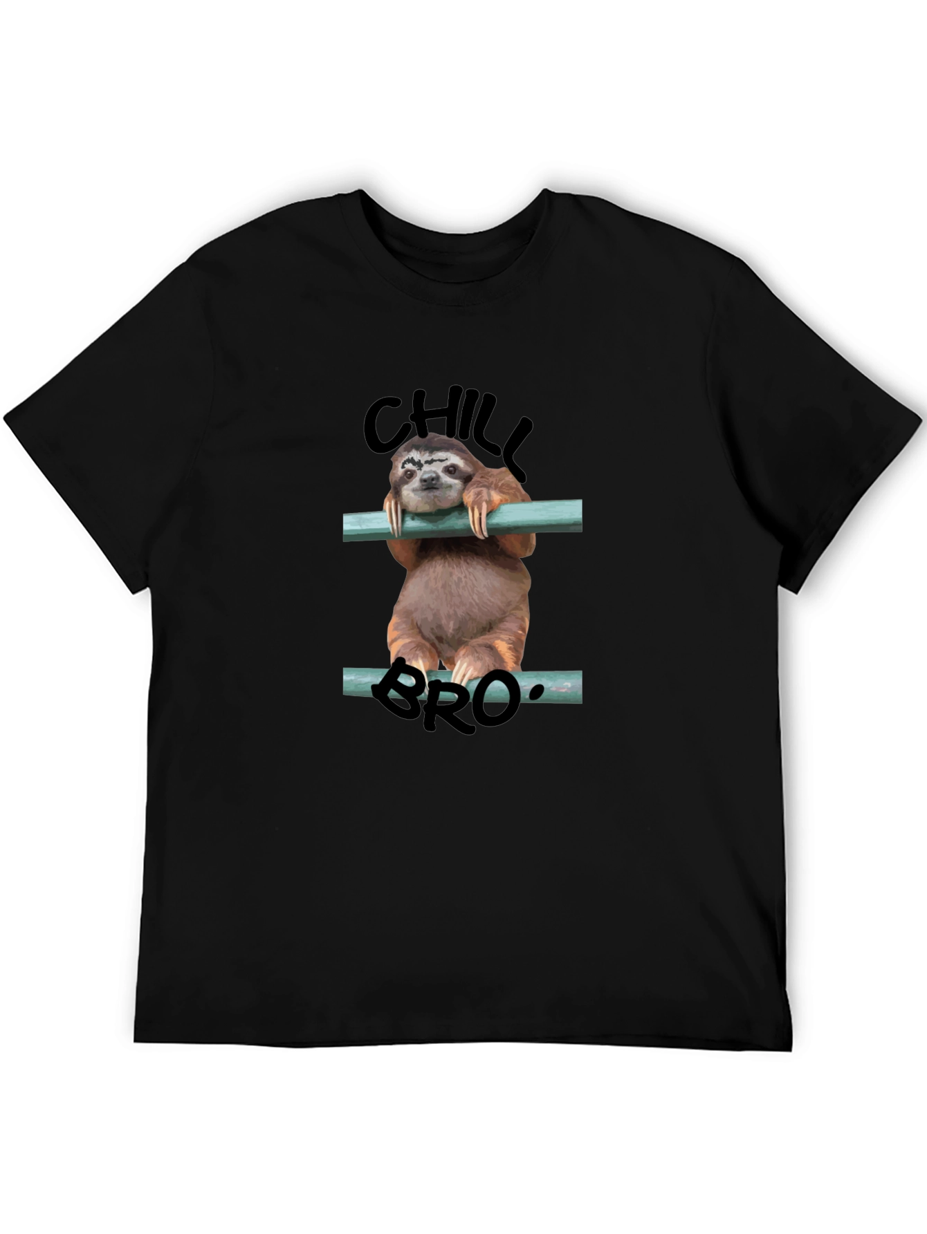 Chill Bro Sloth Graphic Tee - Relaxed Fit