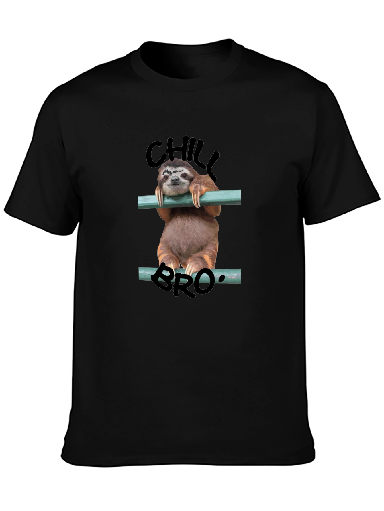 Chill Bro Sloth Graphic Tee - Relaxed Fit
