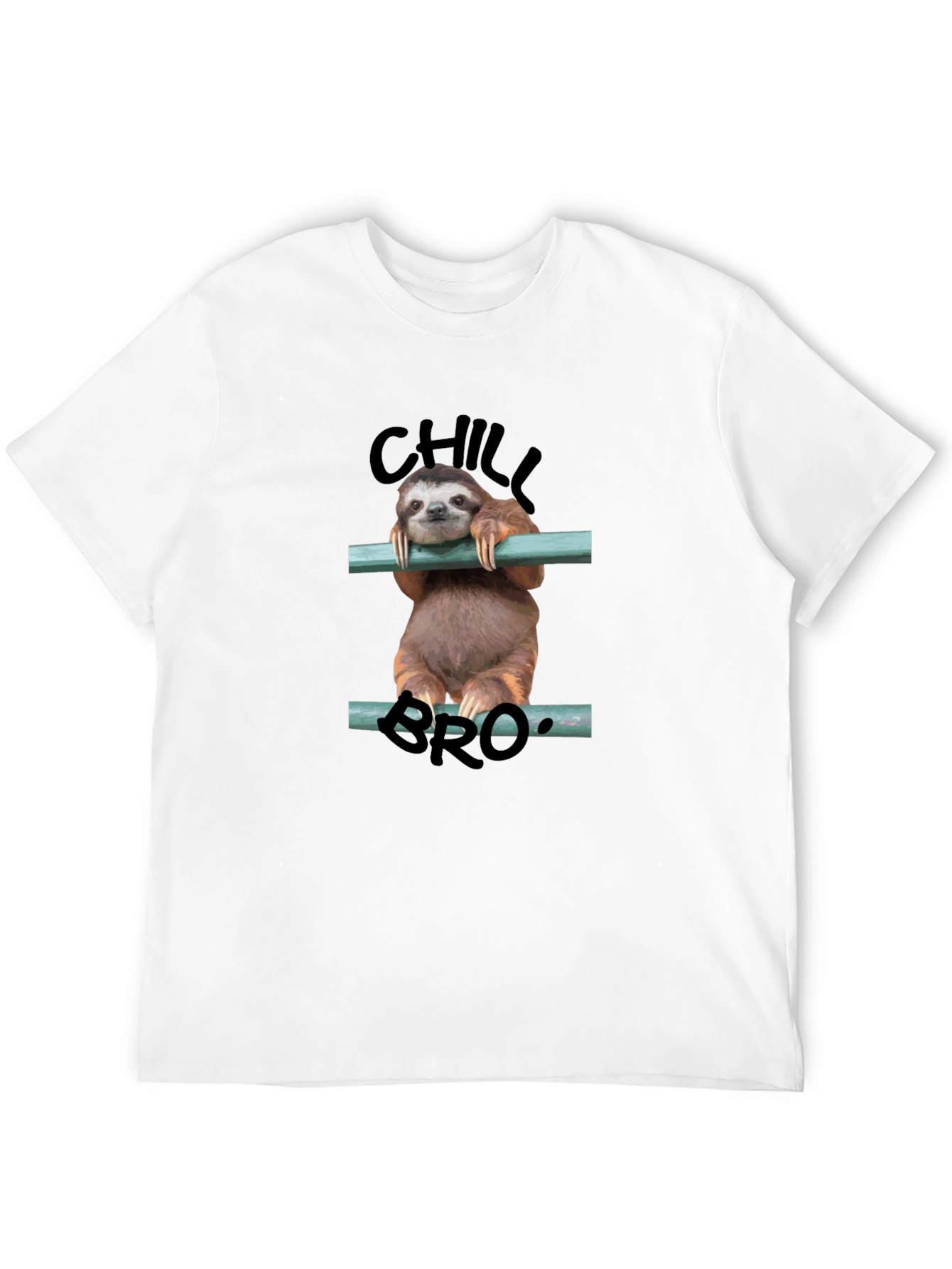 Chill Bro Sloth Graphic Tee - Relaxed Fit