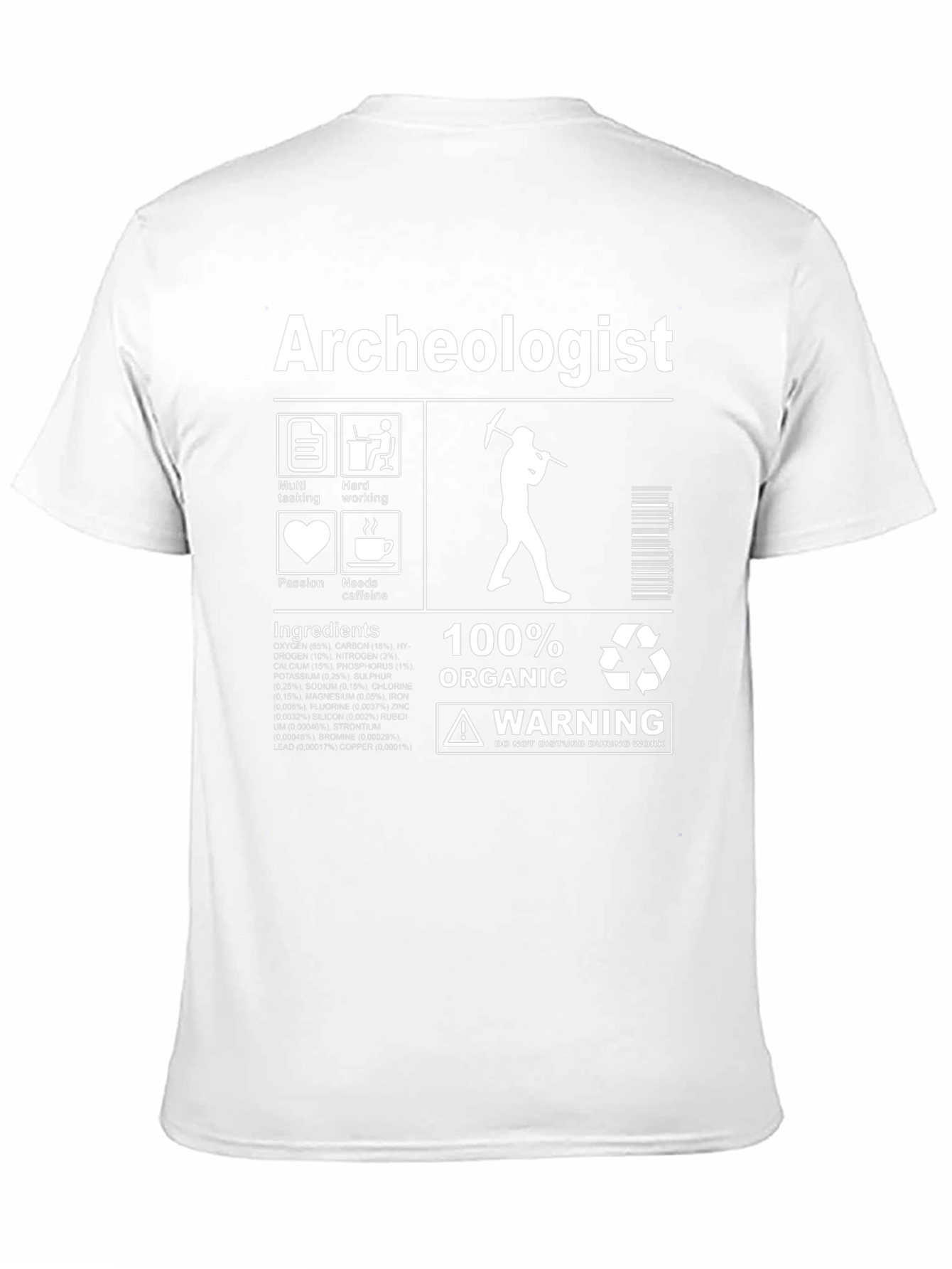 Archeologist 100% Organic T-Shirt