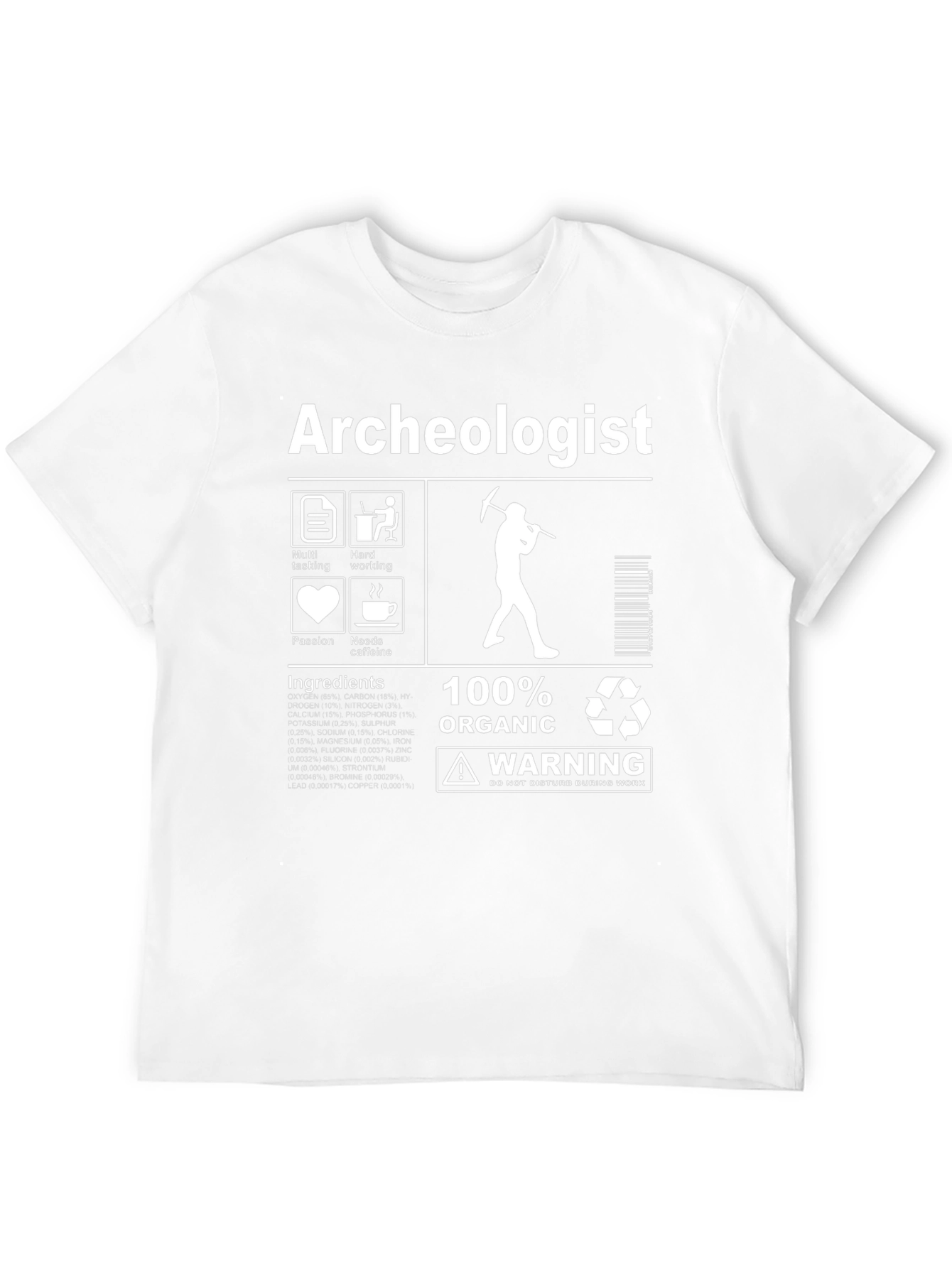 Archeologist 100% Organic T-Shirt