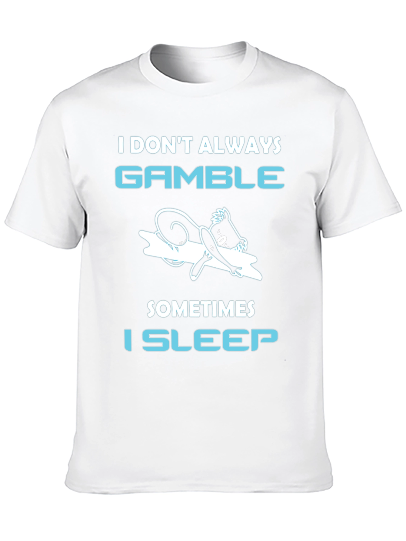 Gamble Sleep T-Shirt Funny Gambling Tee