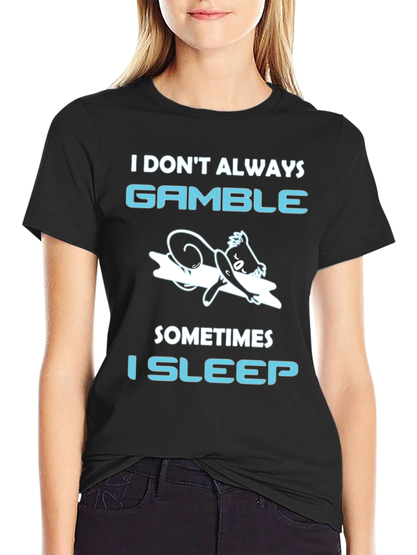 Gamble Sleep T-Shirt Funny Gambling Tee