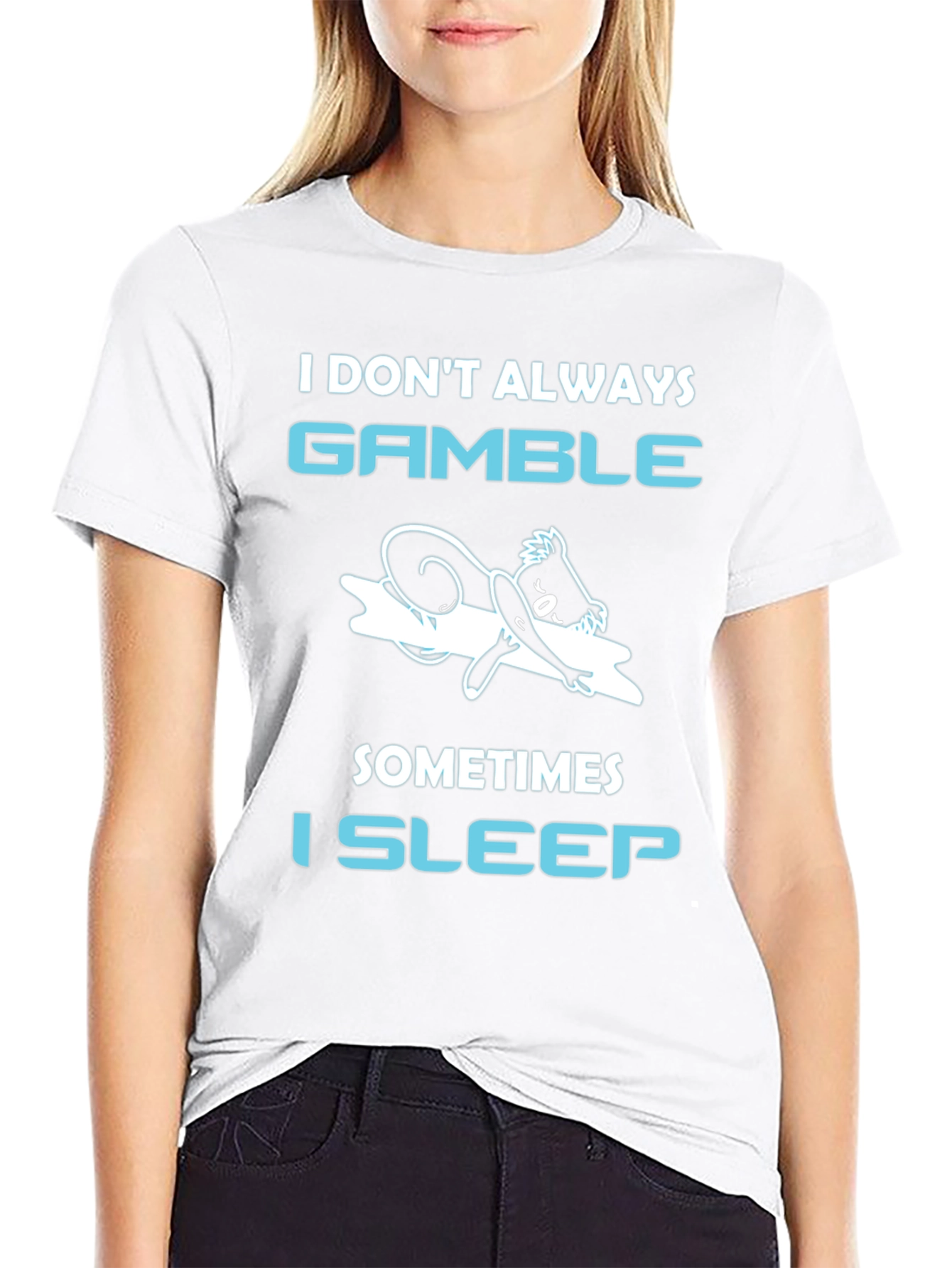 Gamble Sleep T-Shirt Funny Gambling Tee