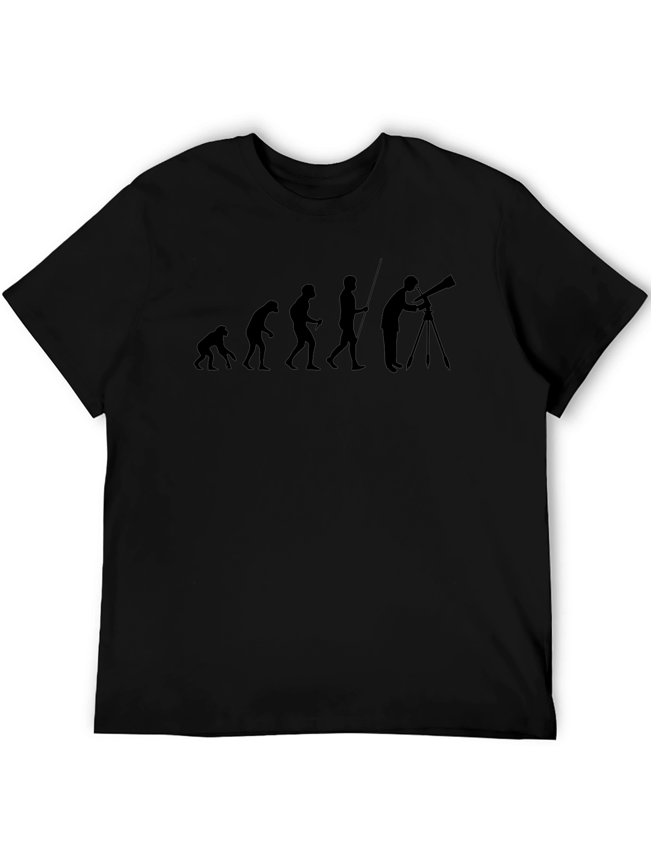 Evolution of Astronomy Black T-Shirt
