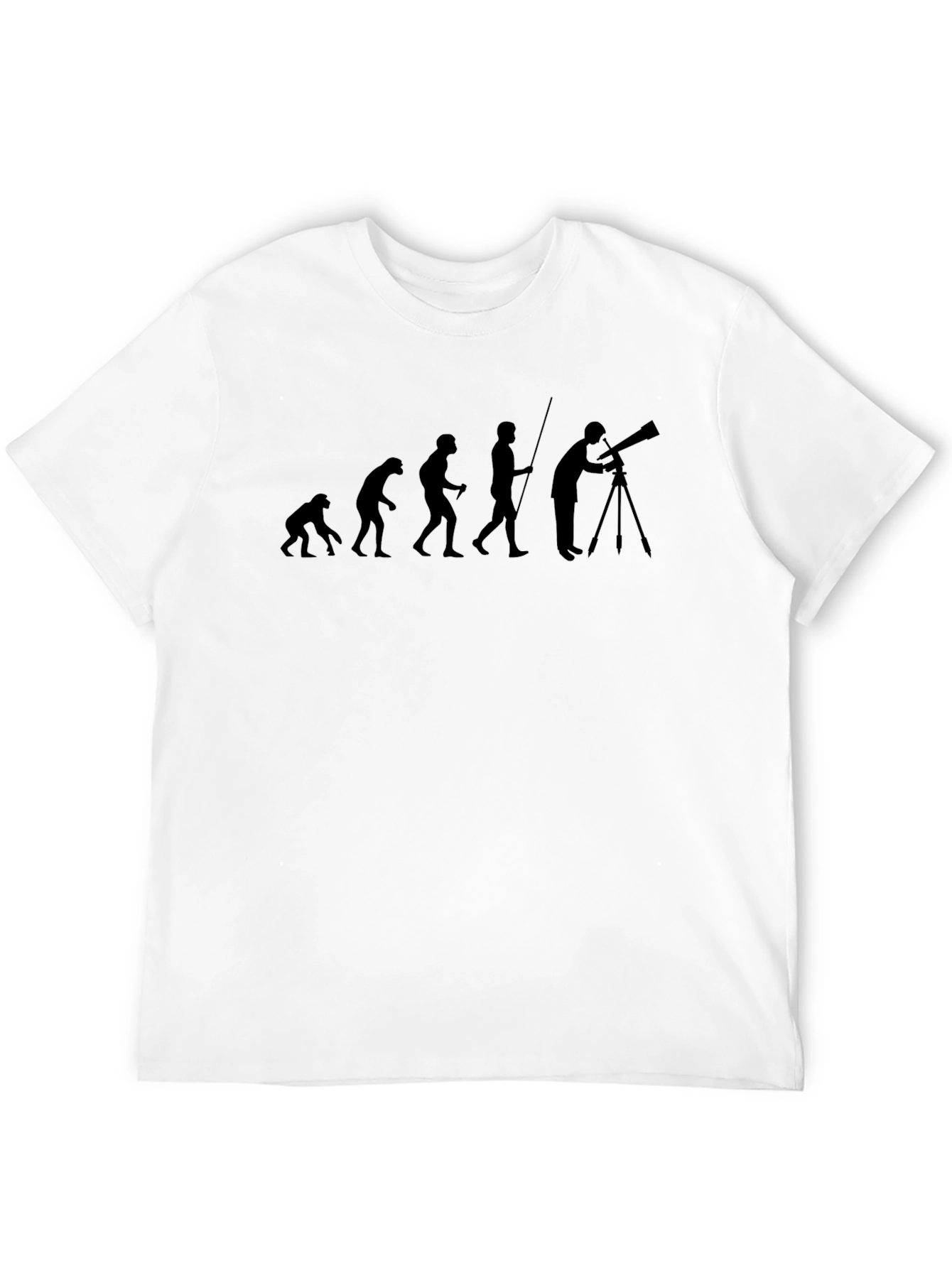 Evolution of Astronomy Black T-Shirt