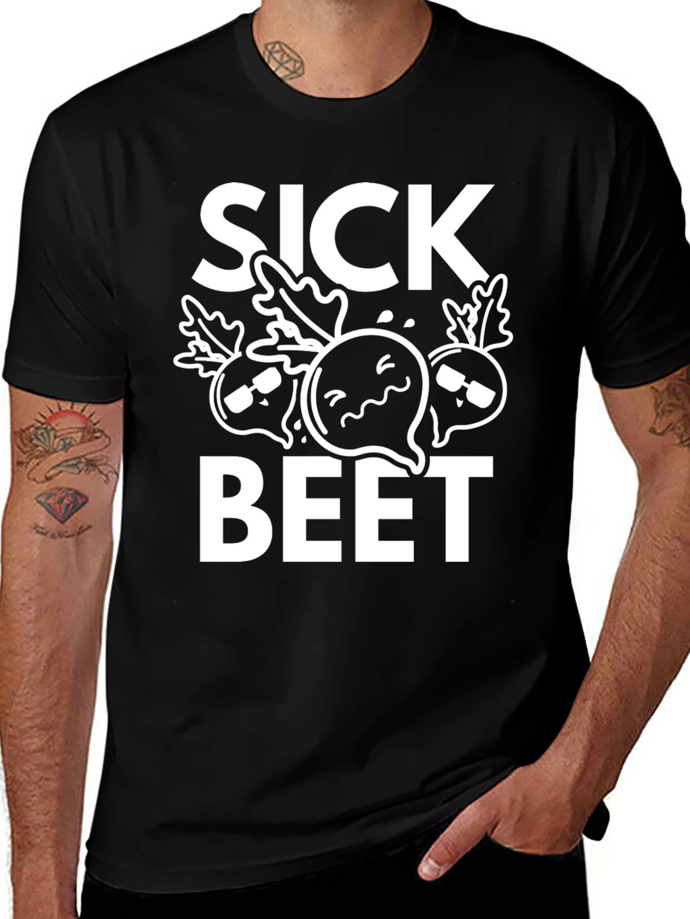Sick Beet T-Shirt: Funny Pun Graphic Tee