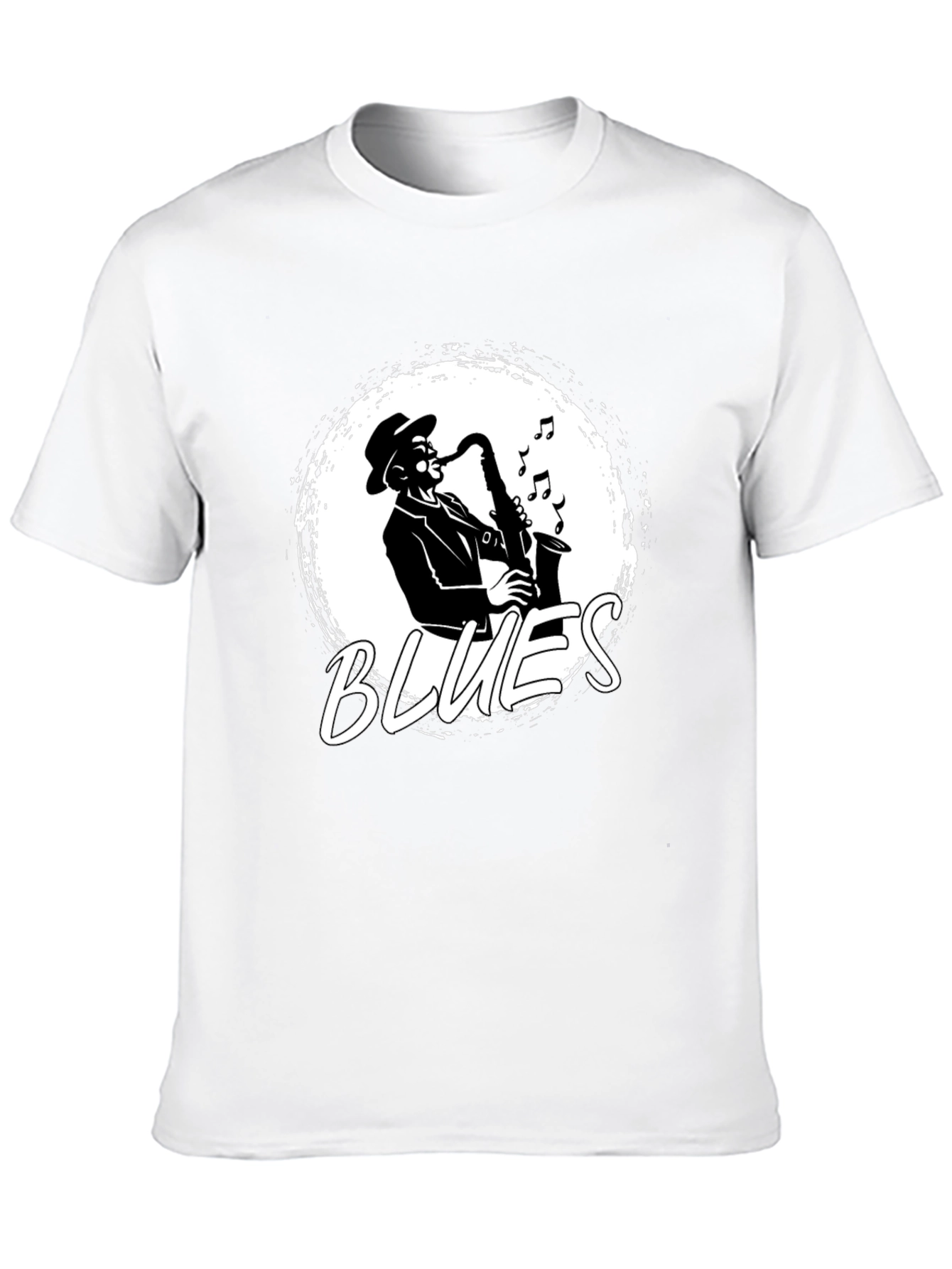 Blues Saxophone T-Shirt - Stylish Music Tee