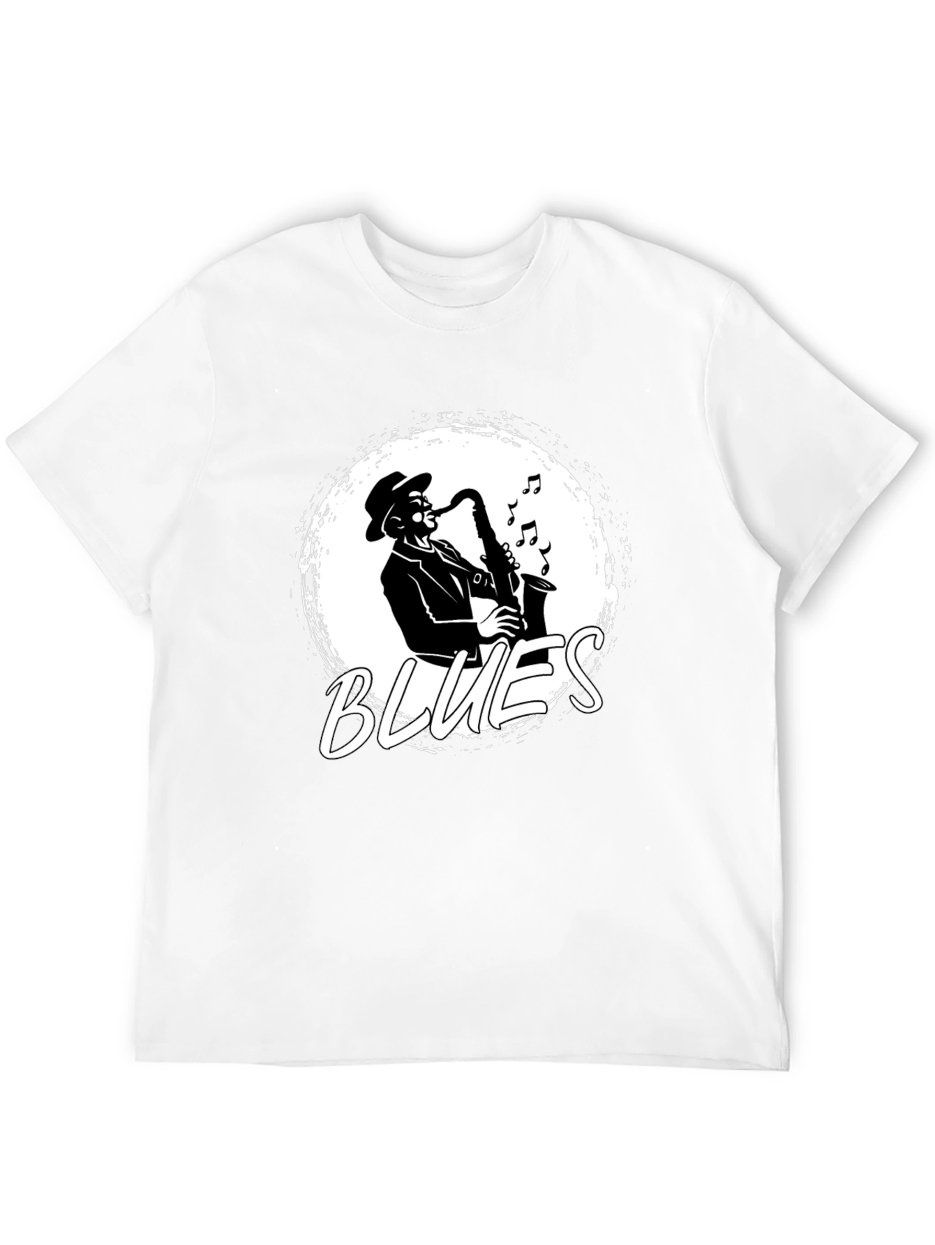 Blues Saxophone T-Shirt - Stylish Music Tee