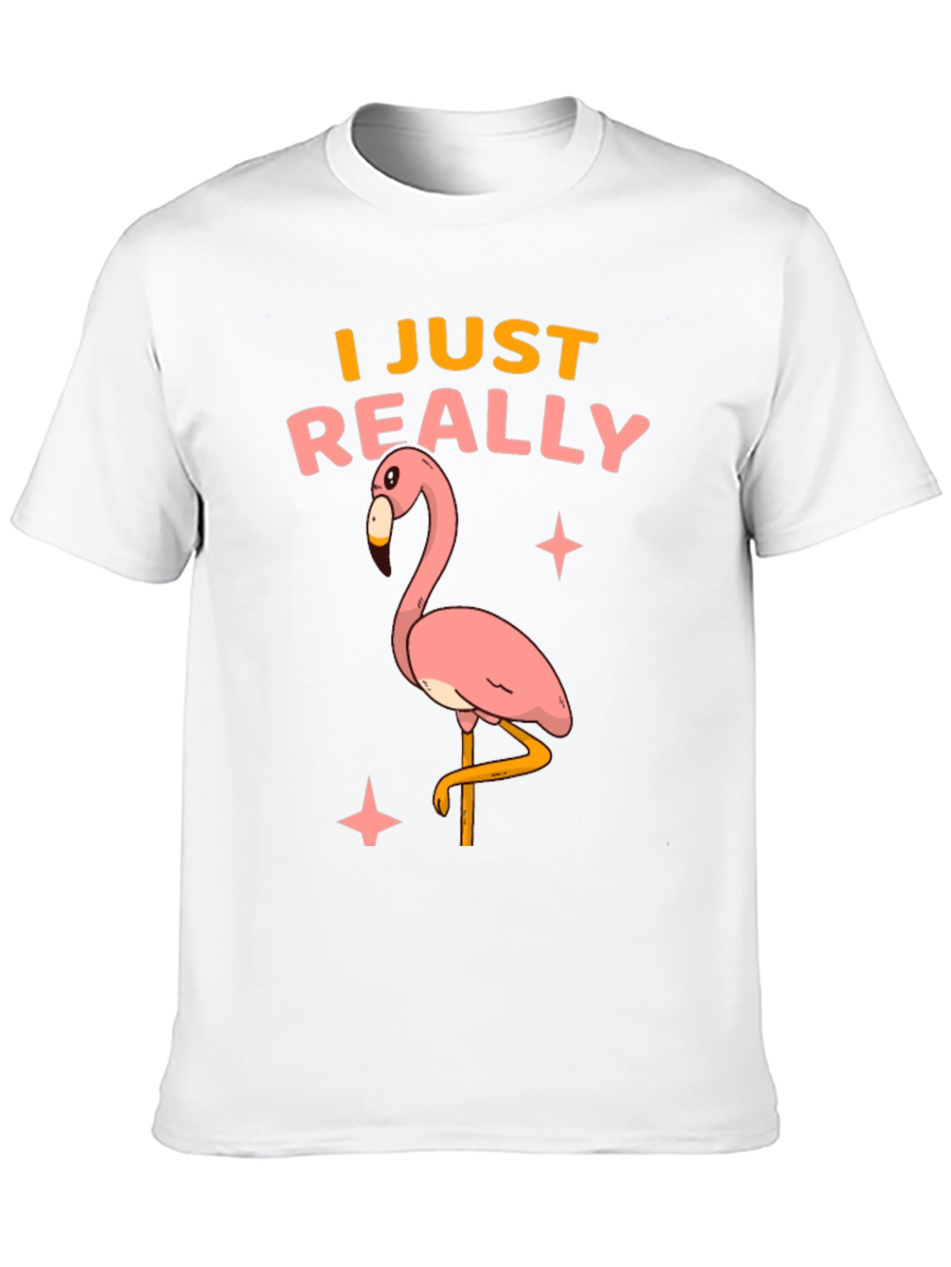 Flamingo Graphic T-Shirt - I Just Really Like Flamingos