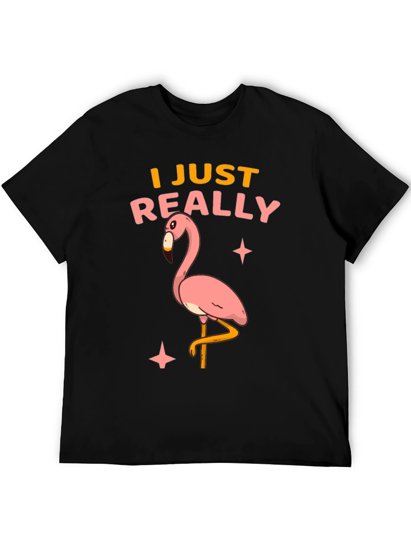 Flamingo Graphic T-Shirt - I Just Really Like Flamingos