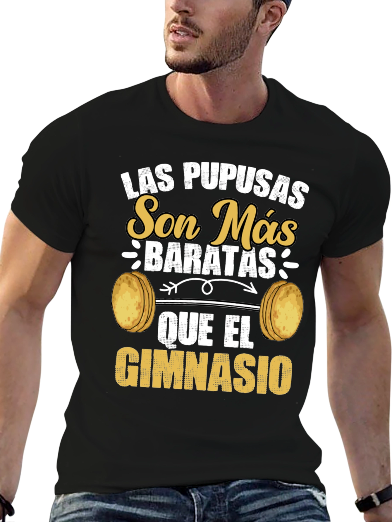 Funny Las Pupusas Gym T-Shirt
