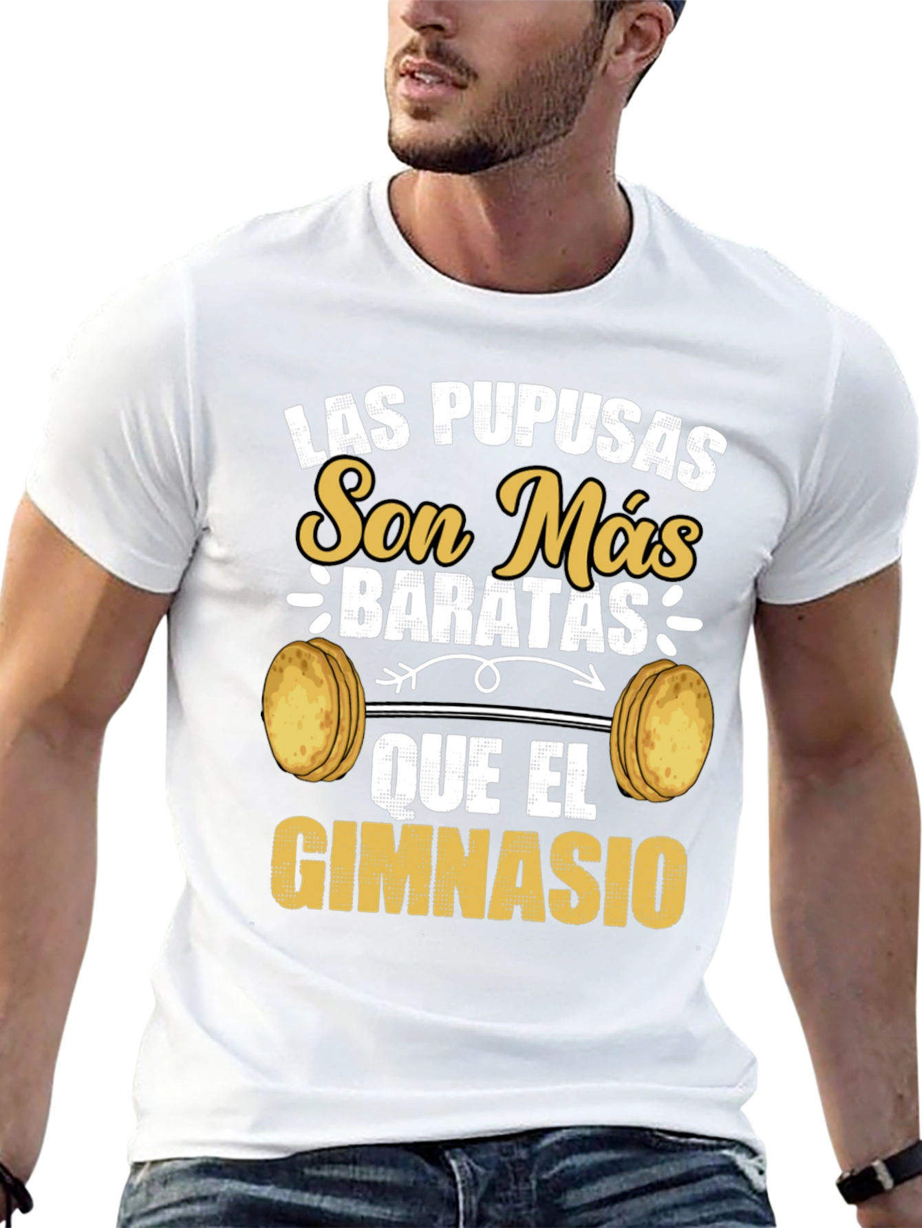Funny Las Pupusas Gym T-Shirt