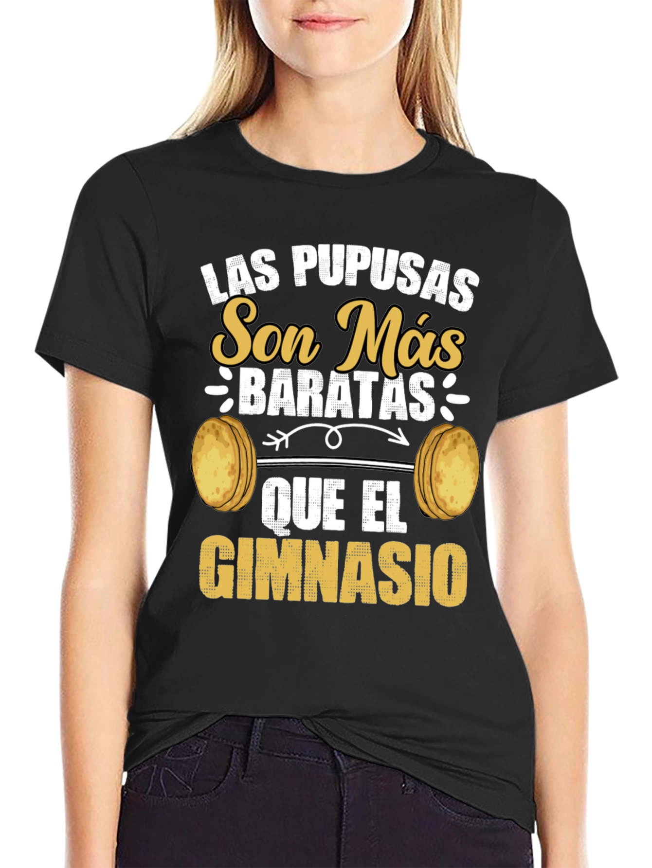 Funny Las Pupusas Gym T-Shirt