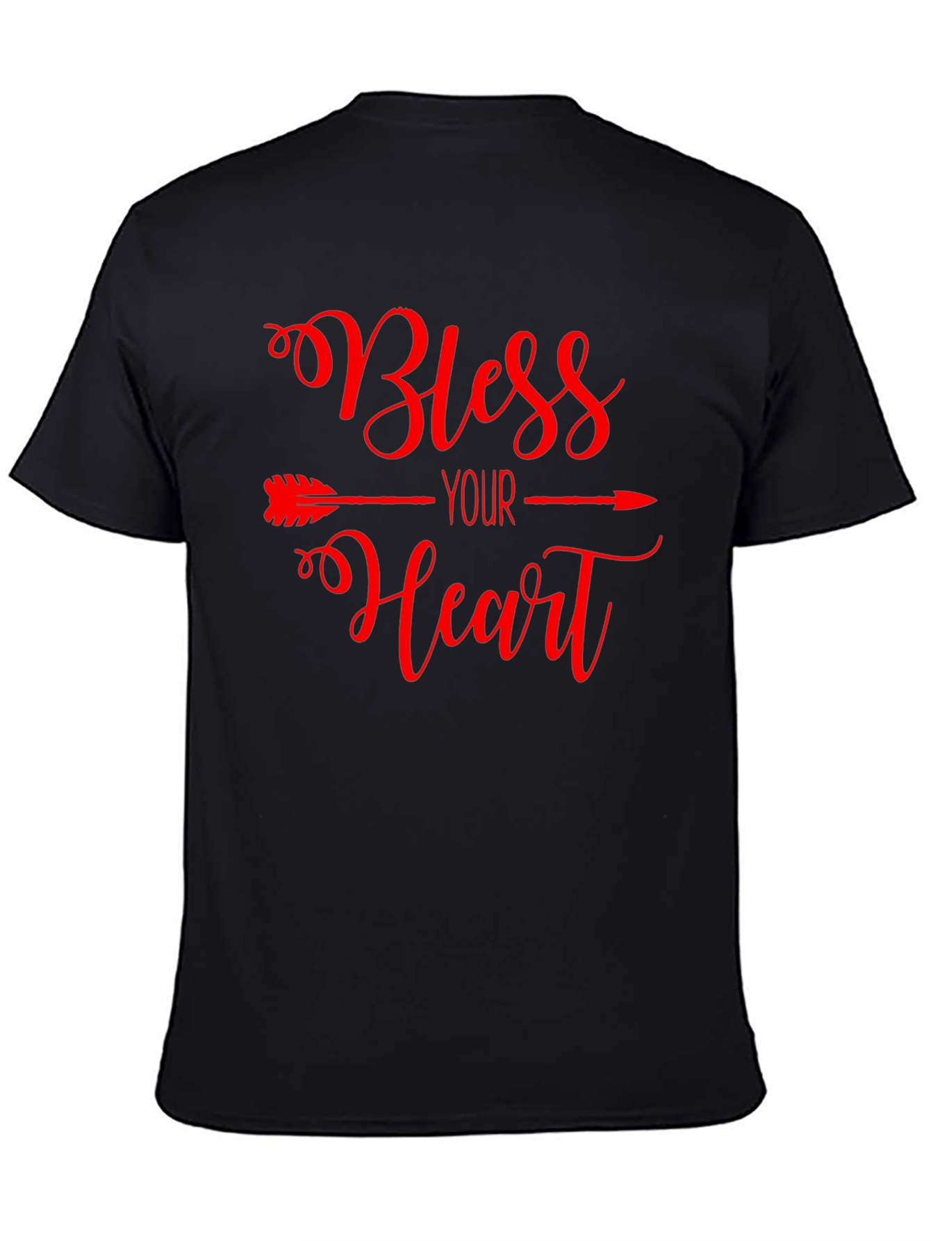 Bless Your Heart Graphic Tee - Black