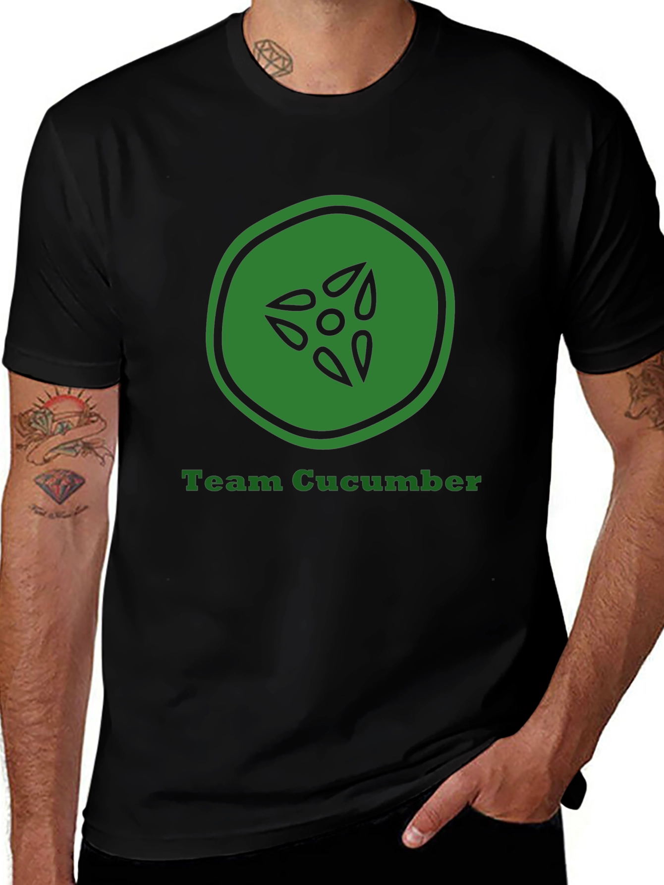 Team Cucumber T-Shirt - Funny Graphic Tee