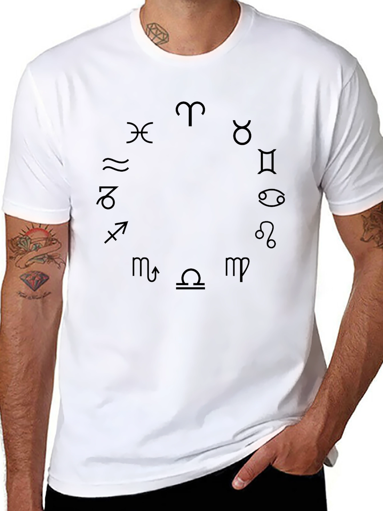 Zodiac Signs T-Shirt - Astrology Horoscope Tee