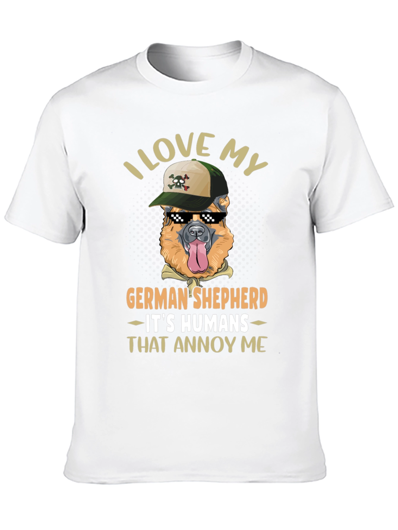 I Love My German Shepherd T-Shirt