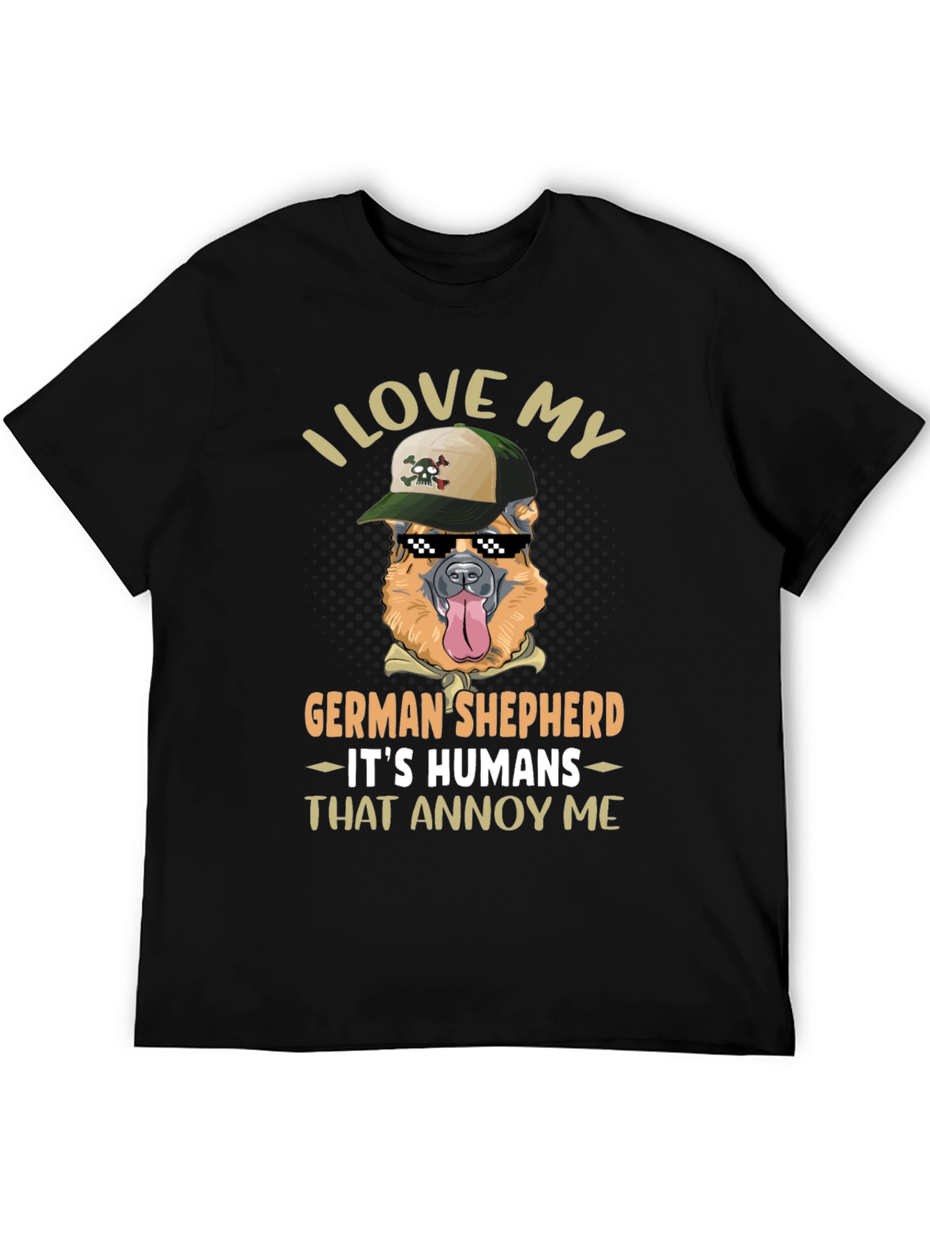 I Love My German Shepherd T-Shirt
