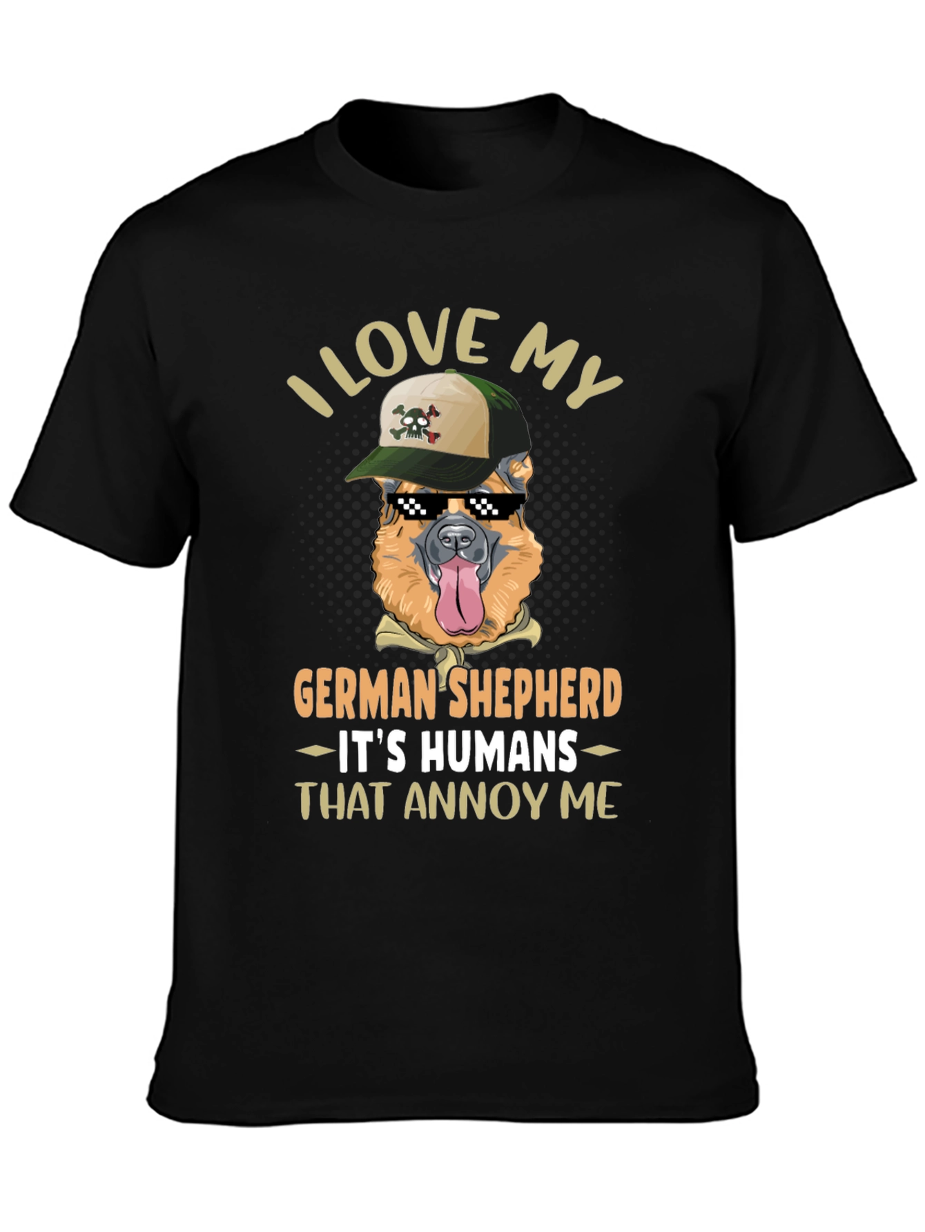 I Love My German Shepherd T-Shirt