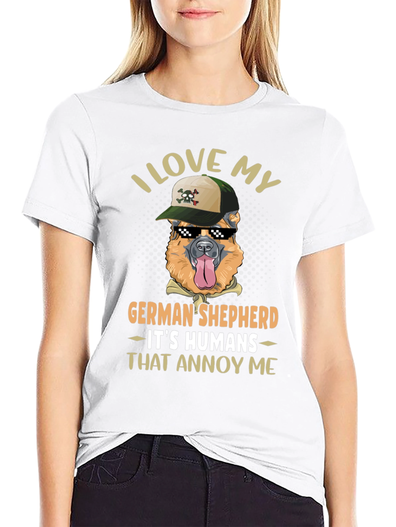 I Love My German Shepherd T-Shirt