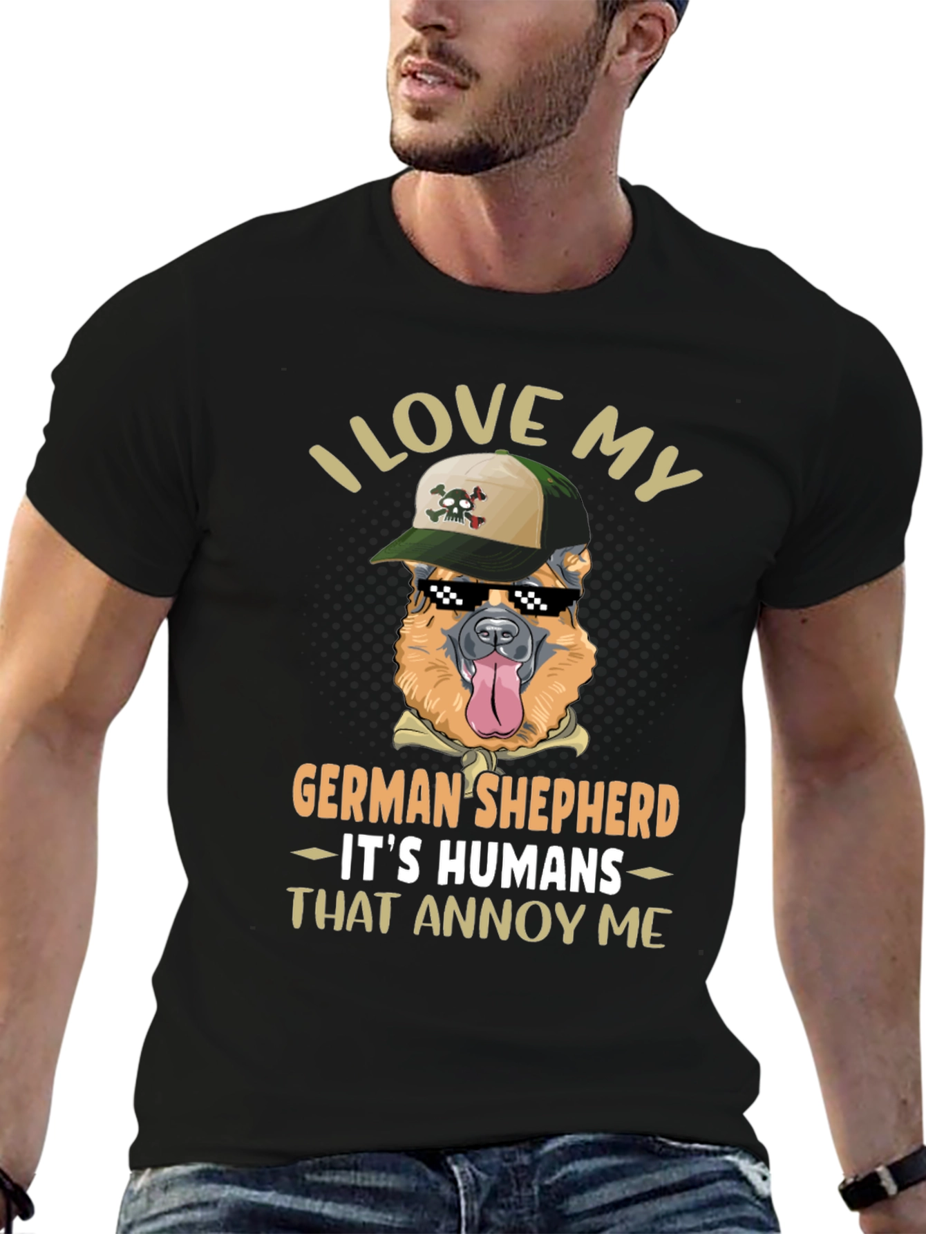 I Love My German Shepherd T-Shirt