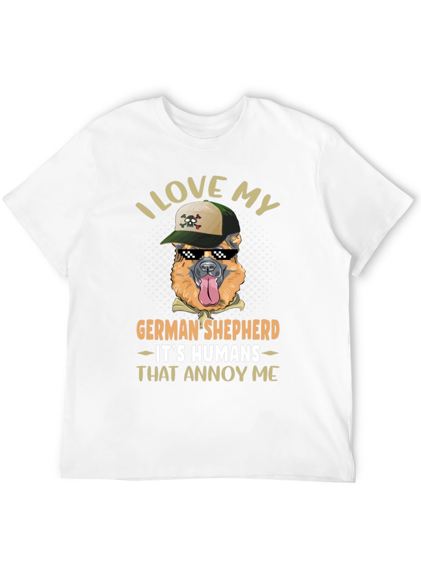 I Love My German Shepherd T-Shirt