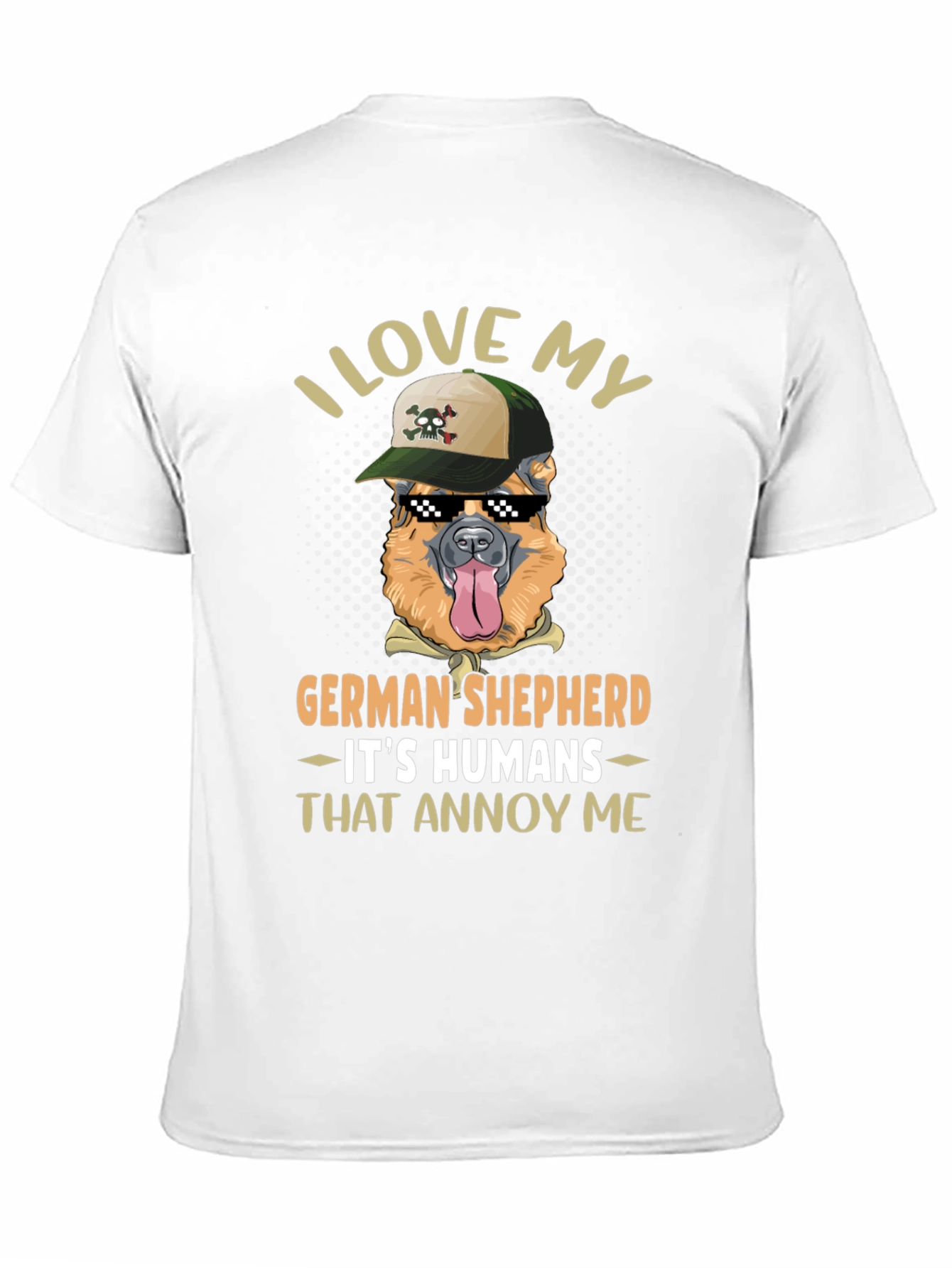 I Love My German Shepherd T-Shirt