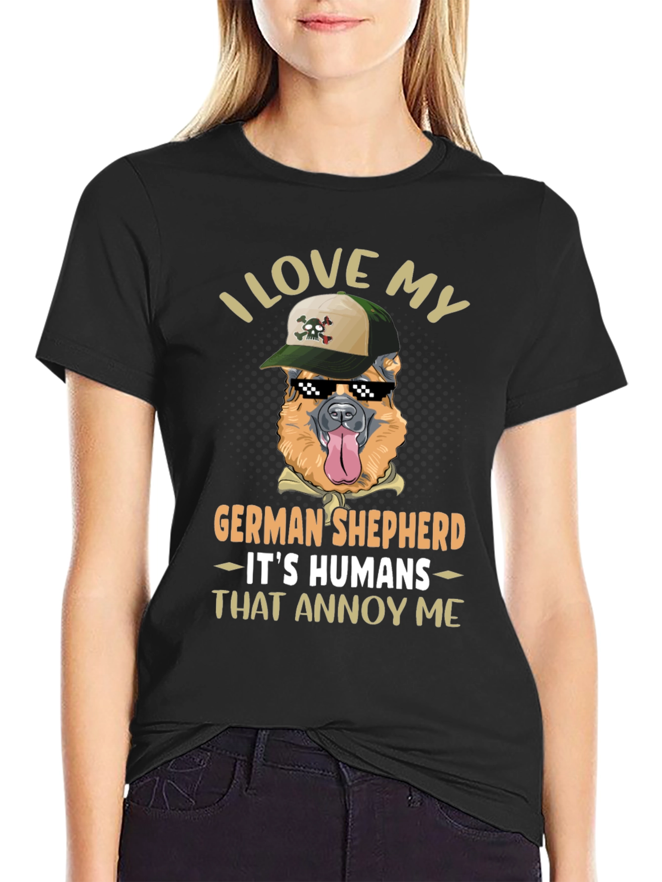 I Love My German Shepherd T-Shirt