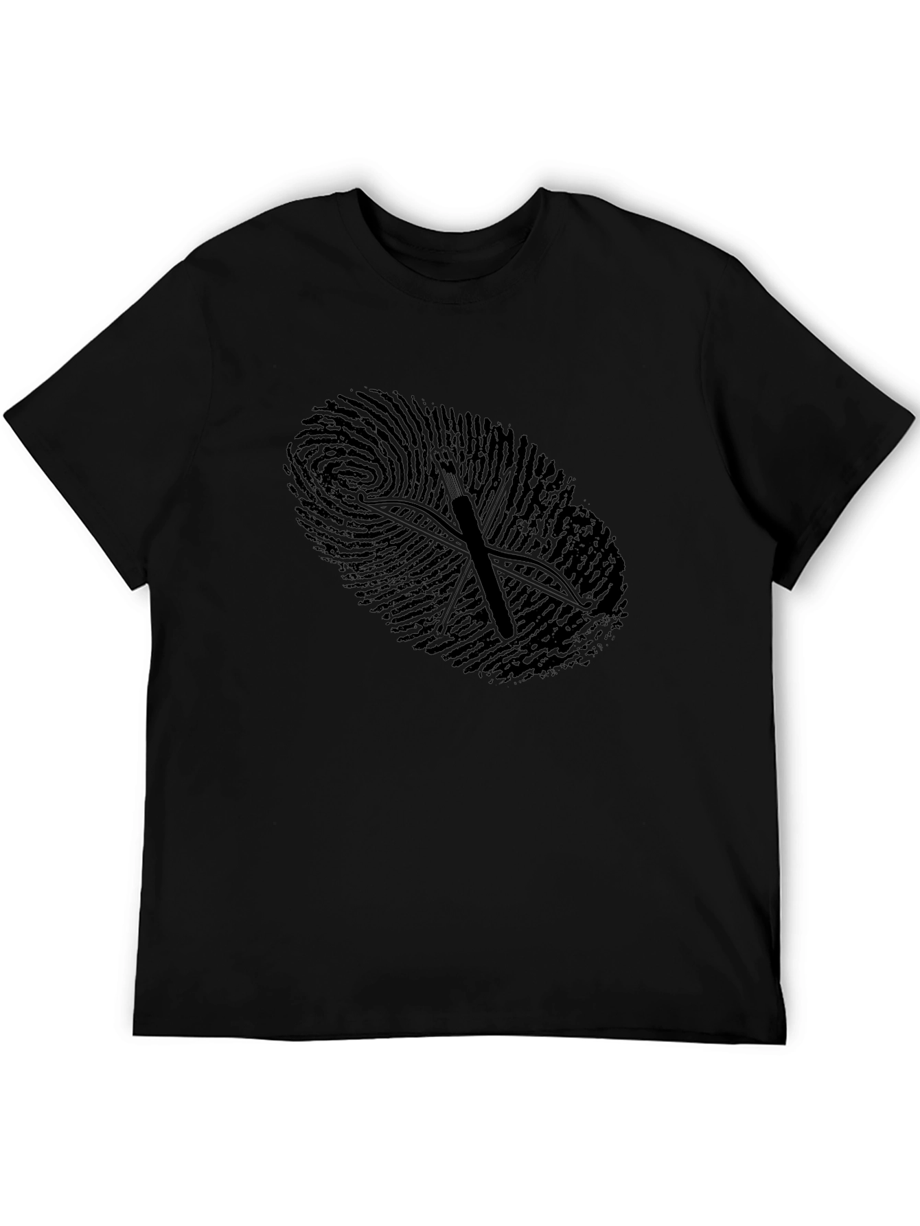 Black Fingerprint Archer T-Shirt