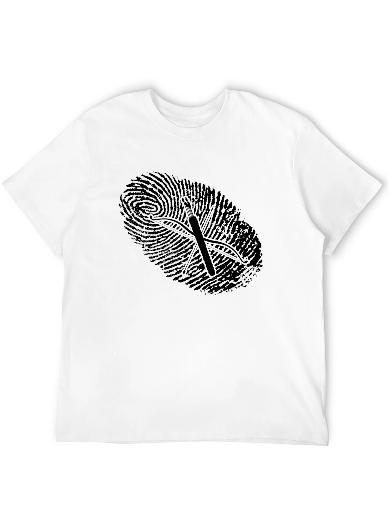Black Fingerprint Archer T-Shirt