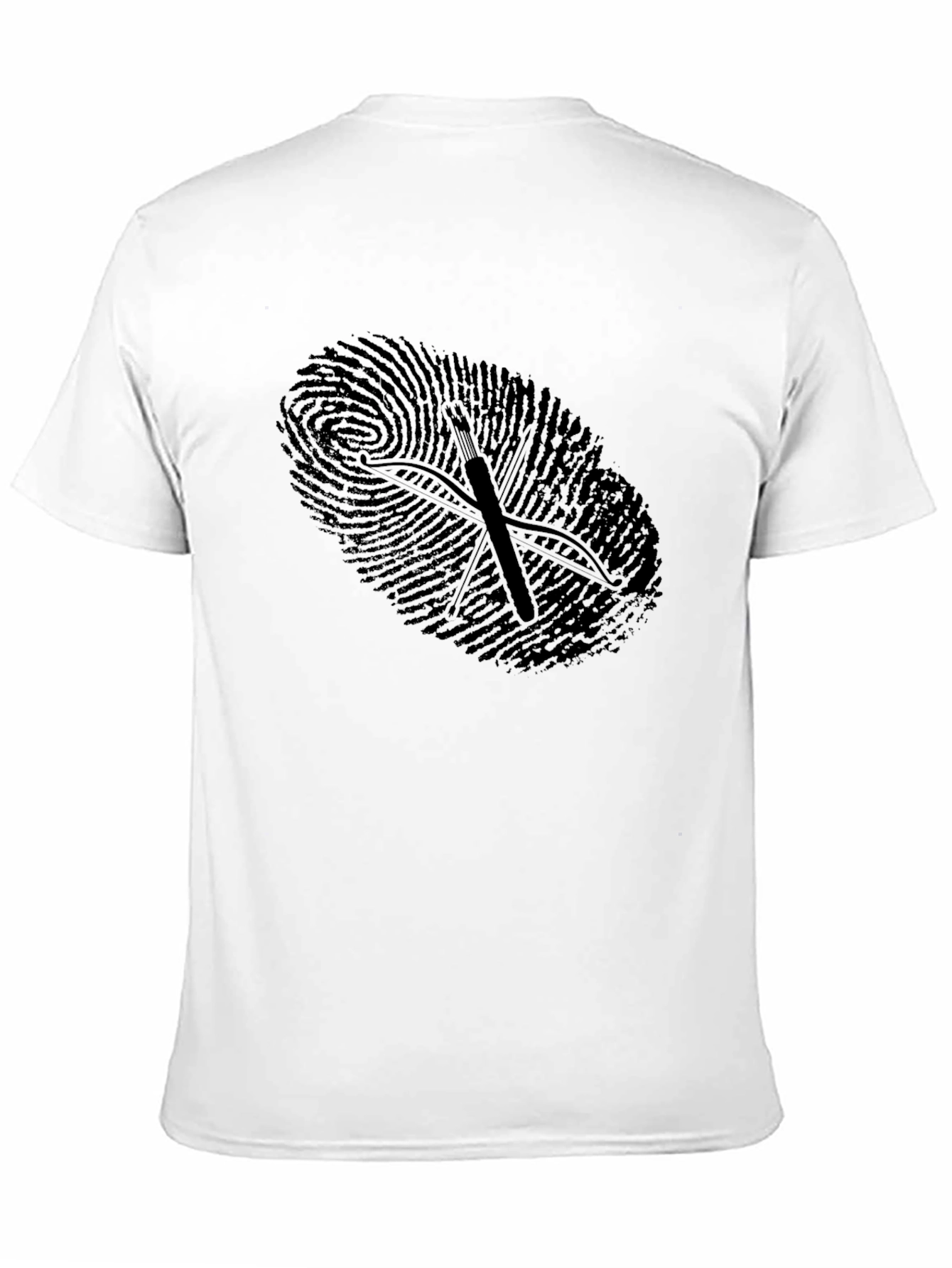 Black Fingerprint Archer T-Shirt