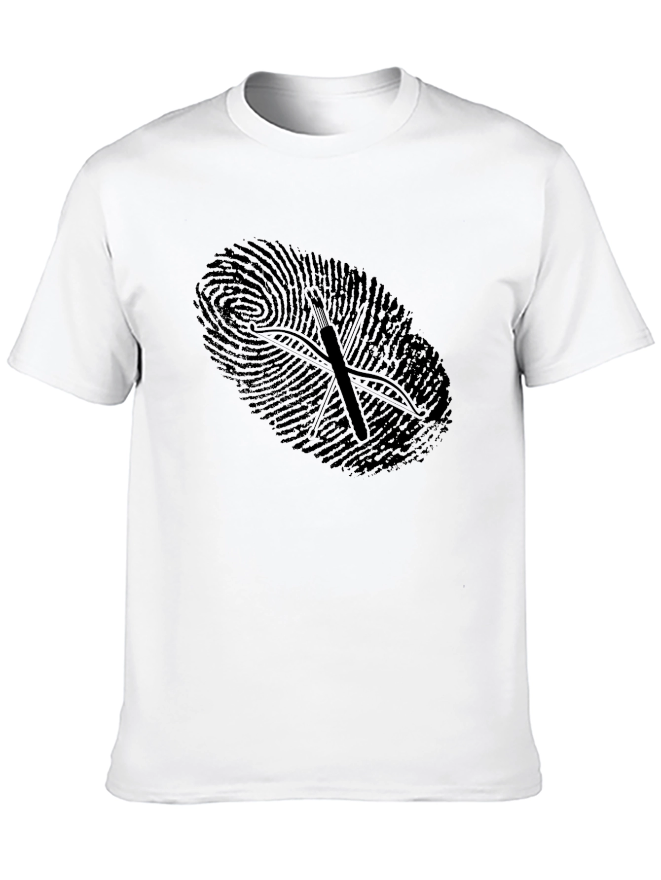 Black Fingerprint Archer T-Shirt